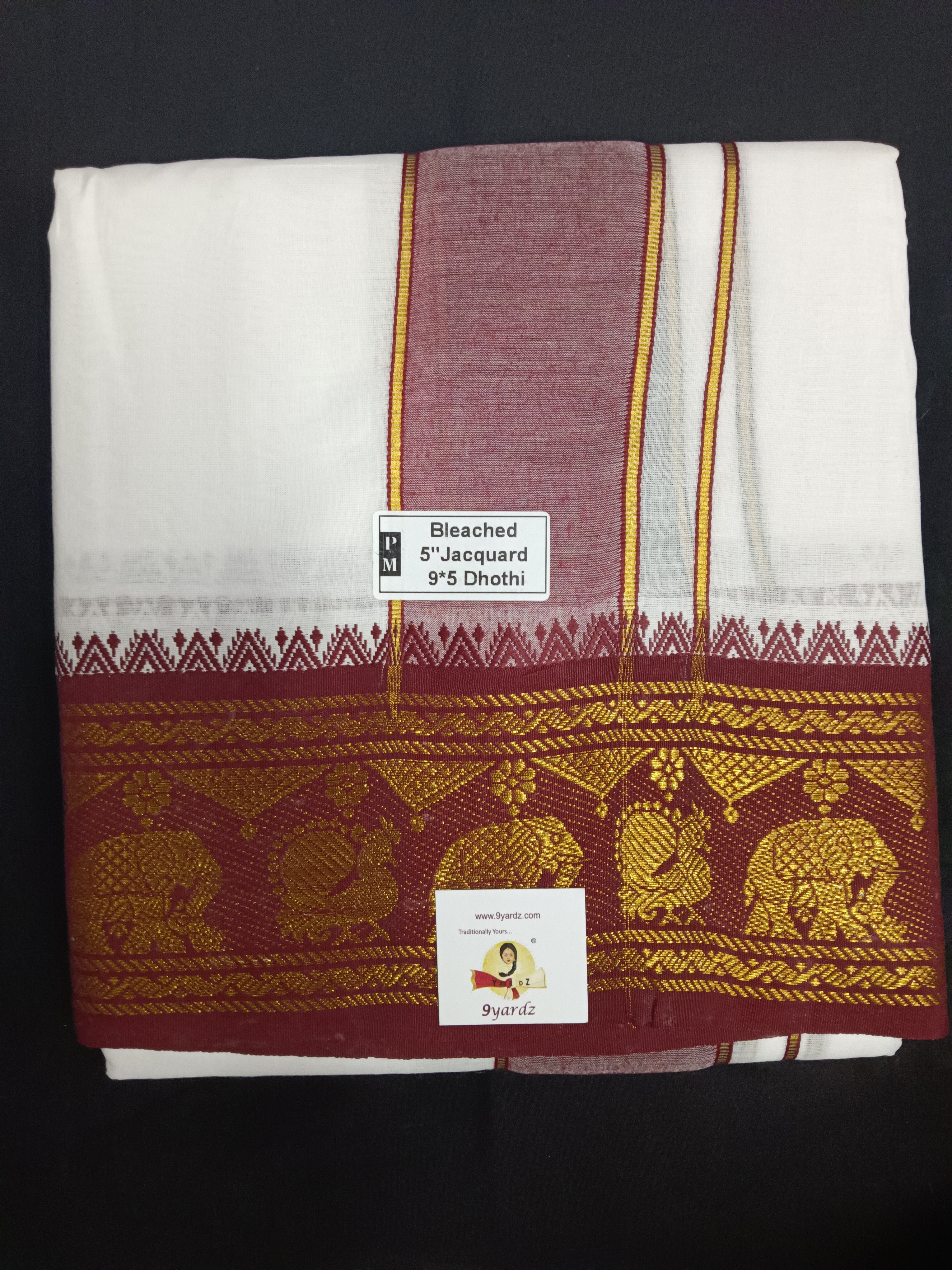 Cotton Dhothi Jacquard 9*5