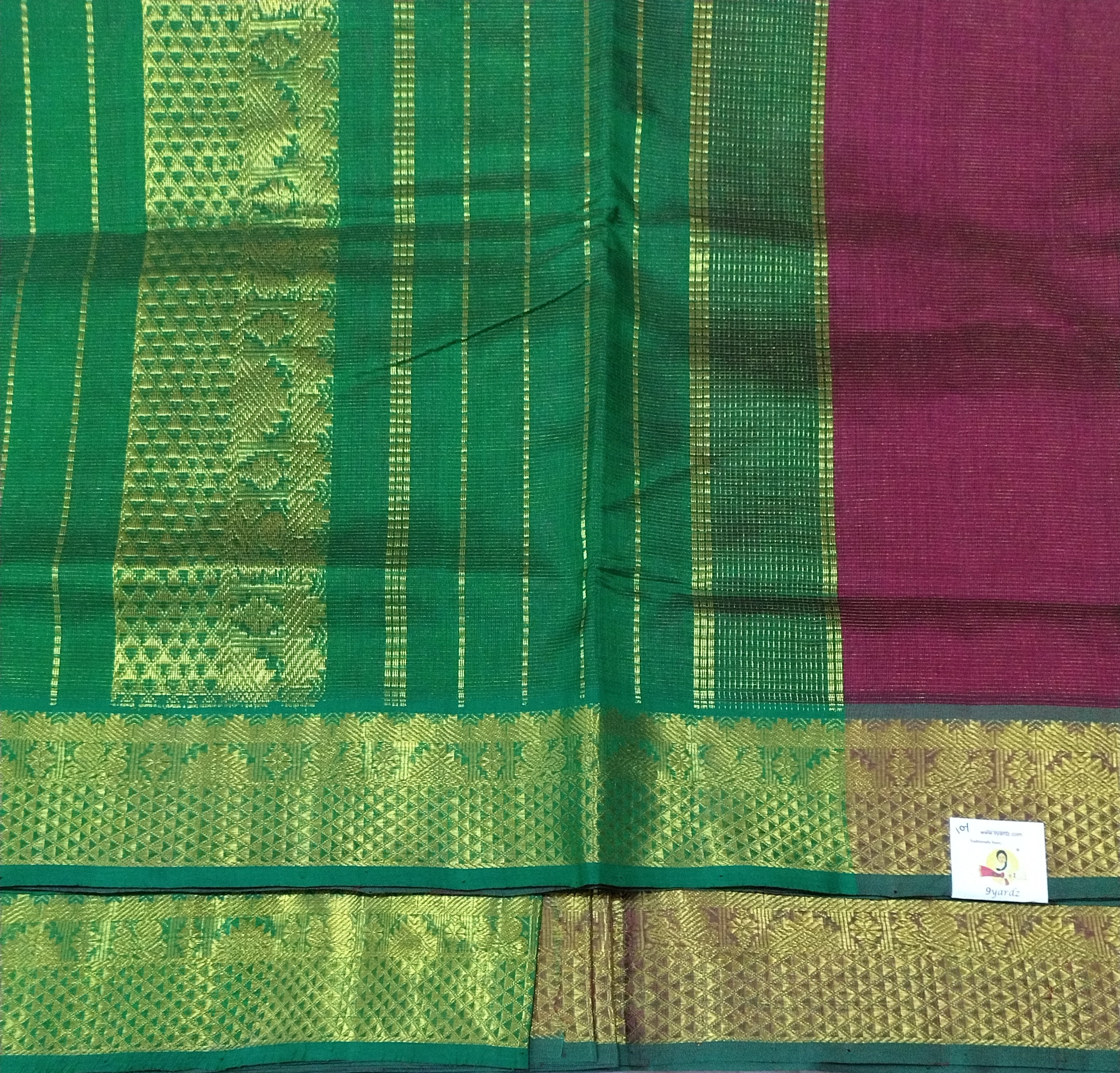 Pure silk cotton Vairaoosi 10yards madisar