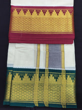 Load image into Gallery viewer, Pure cotton Muhurtham dhoti 9*5