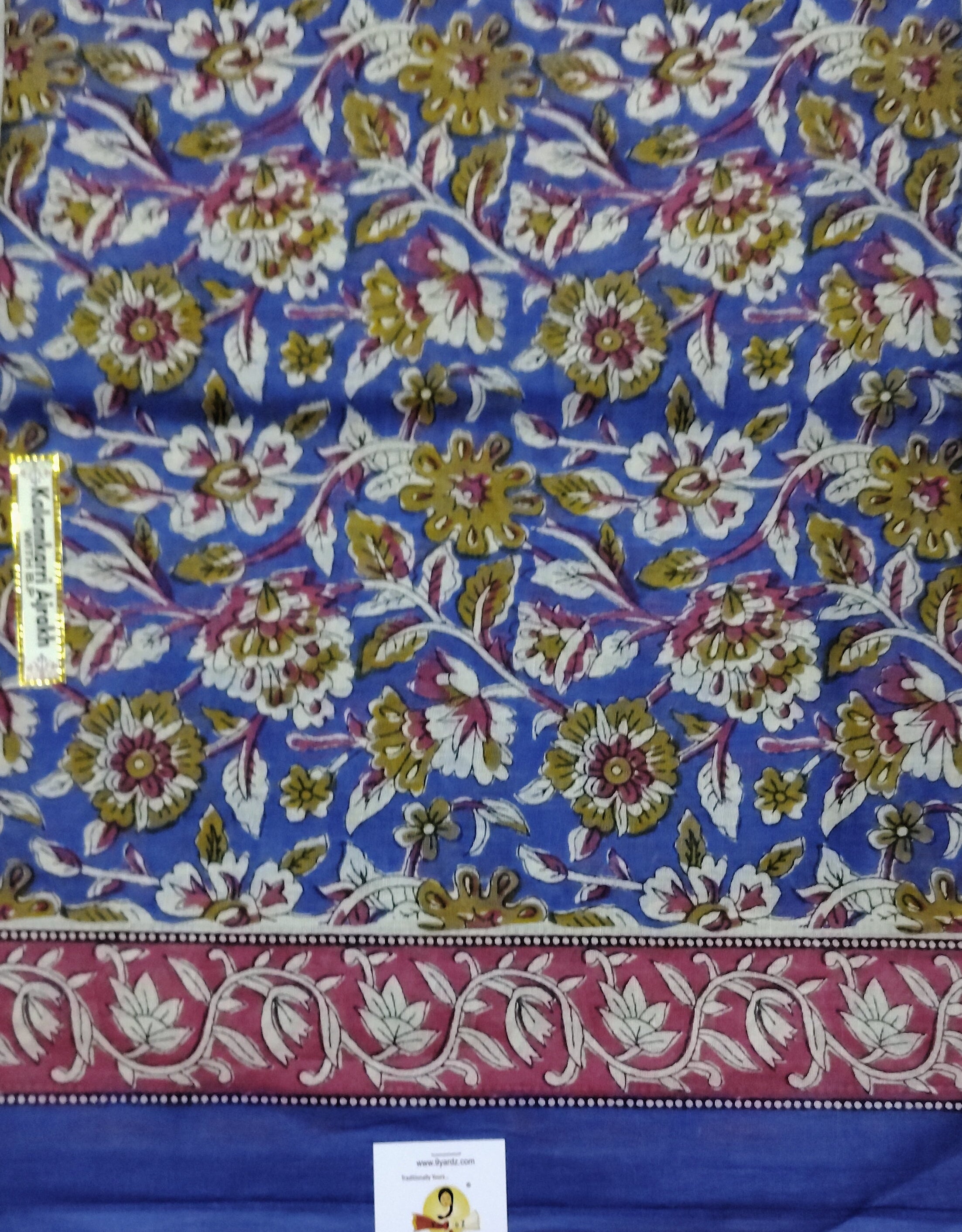 Soft Cotton Bathik saree 6yardz