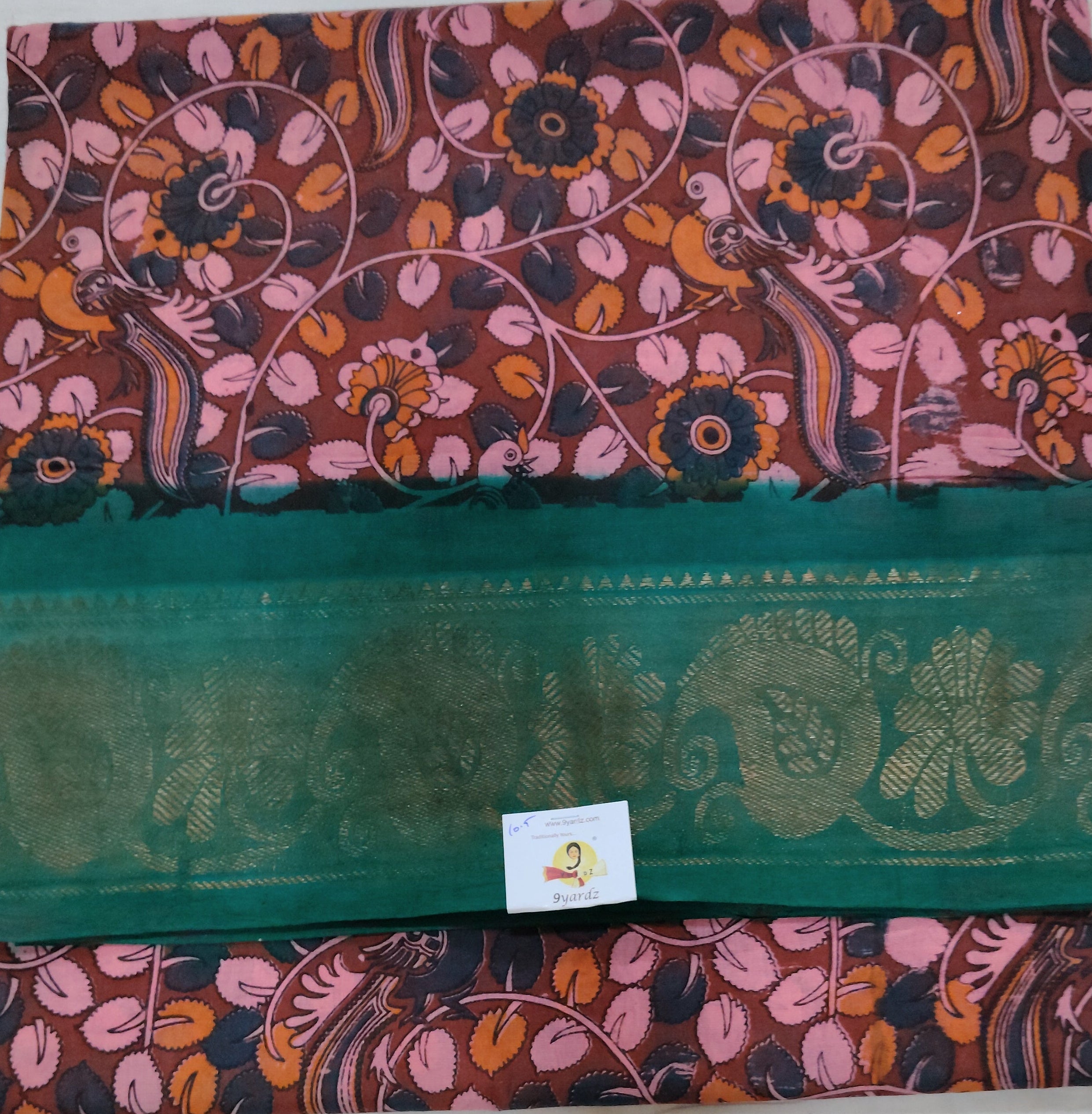 Sungudi cotton 10.5 yards madisar