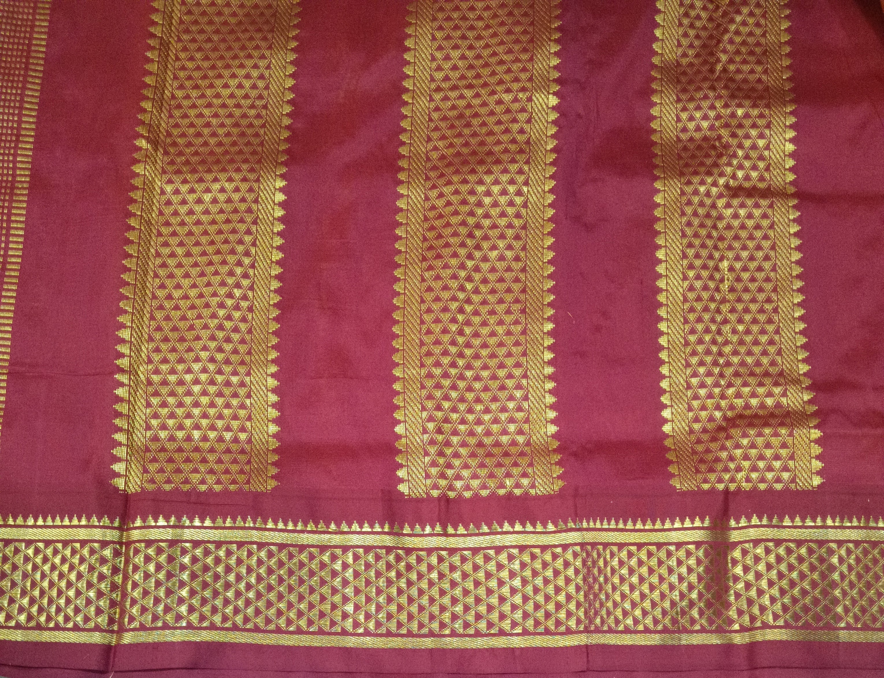Pure silk madisar 10.5yards