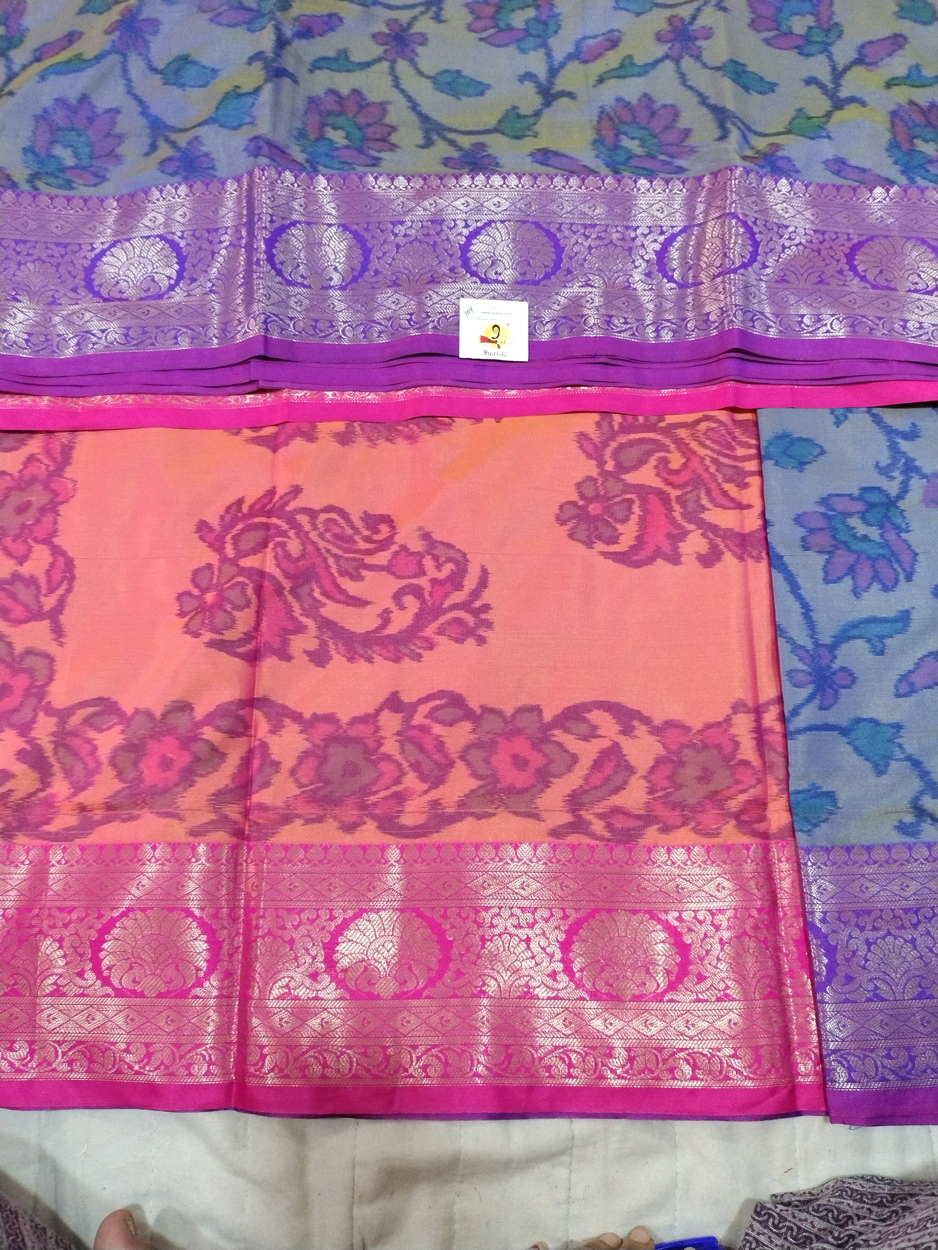 Ikkat semi silk madisar