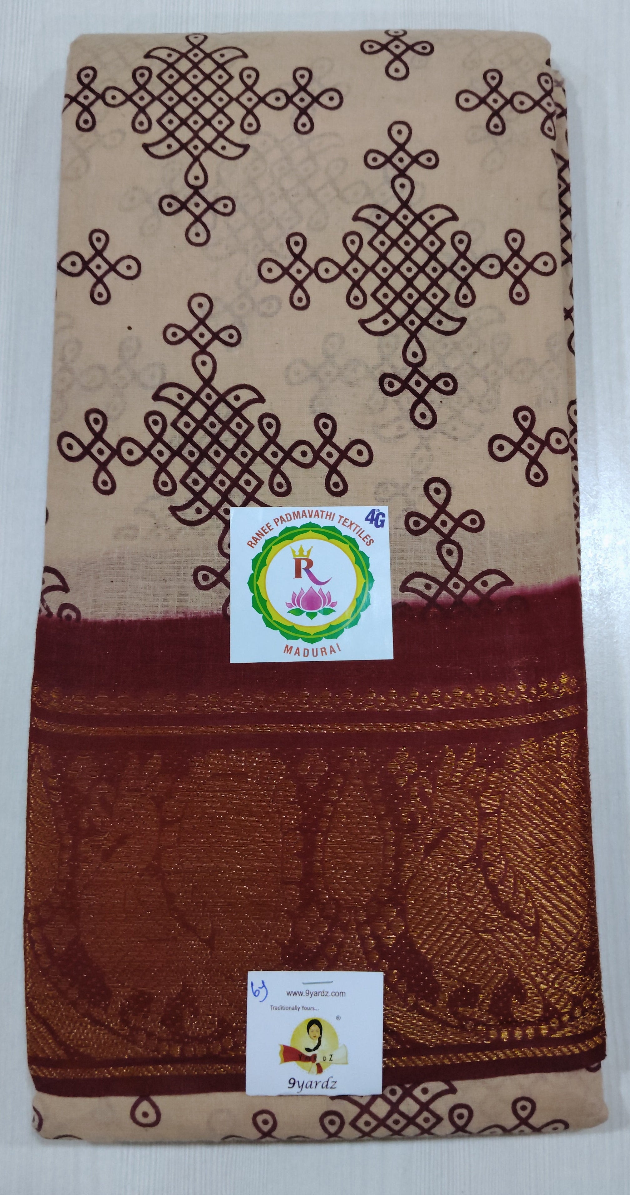 Ranee Cotton zari kattam 6yardz