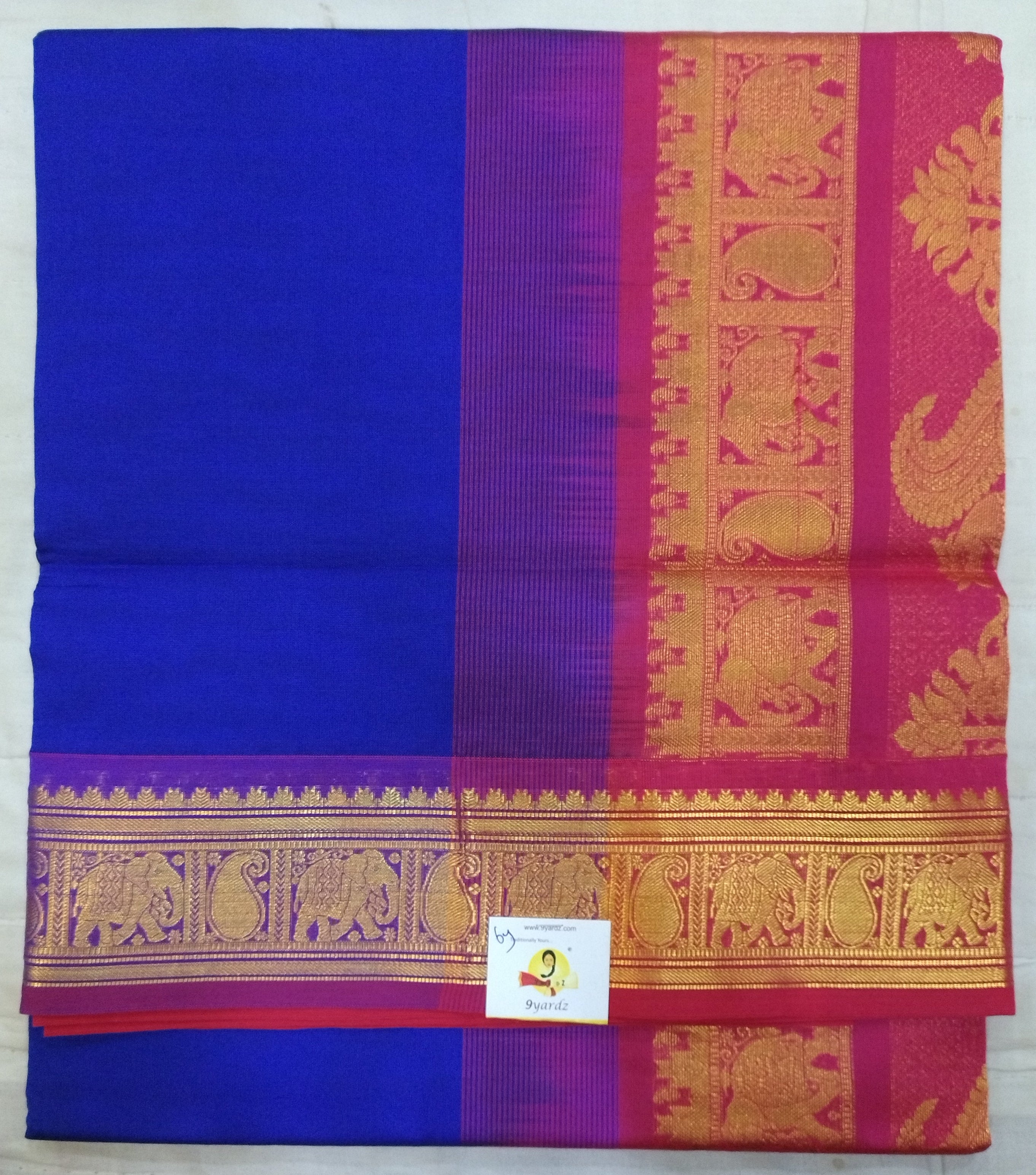 Semi silk Plain 6Yards