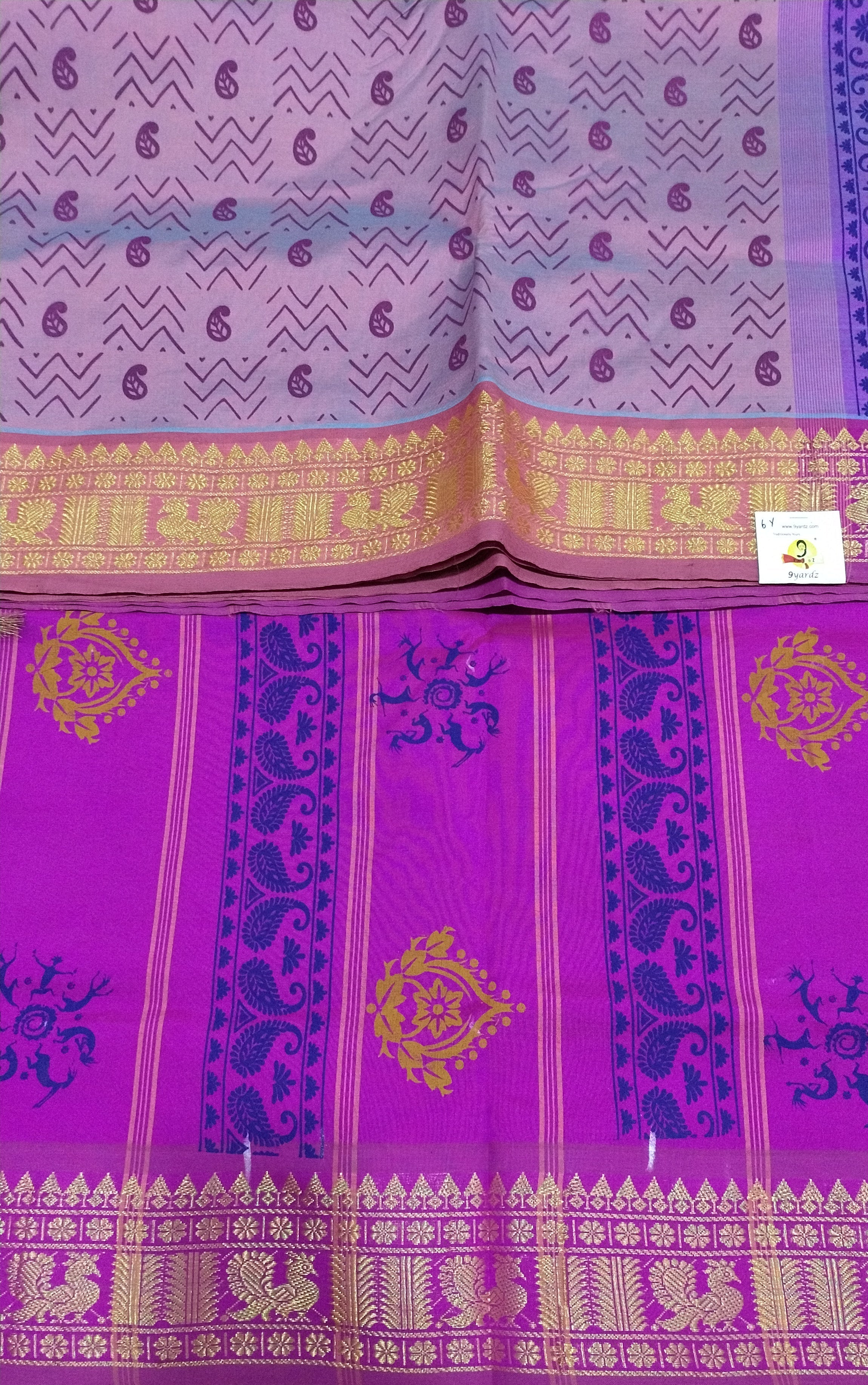 Semi silk Printed 6Yards