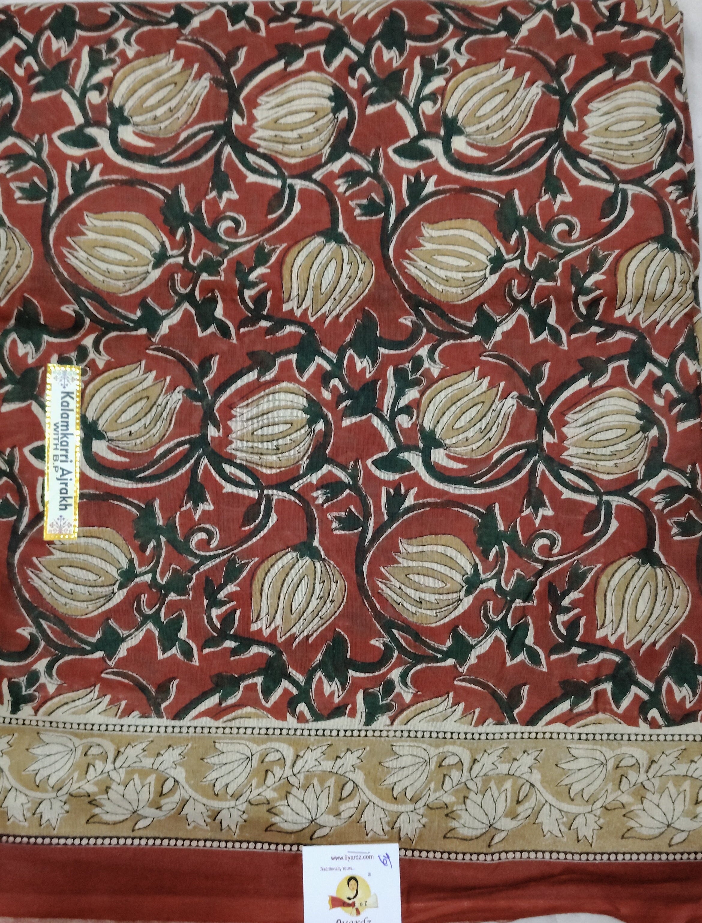 Soft Cotton Bathik saree 6yardz