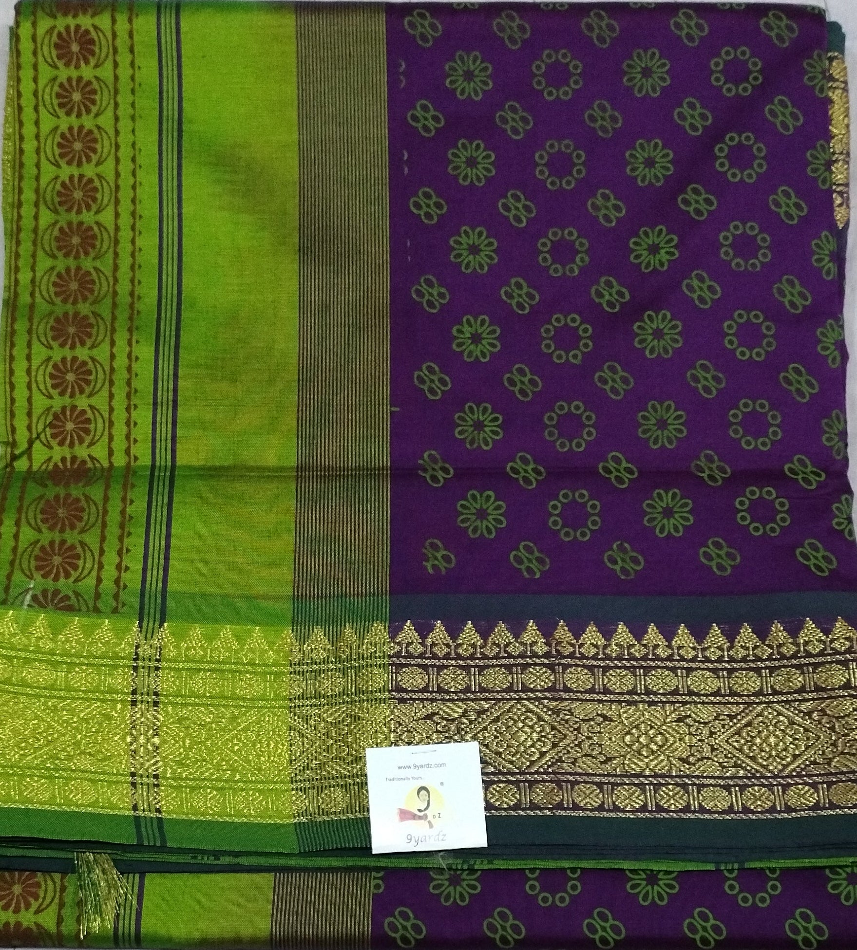 Semi silk Printed 6Yards