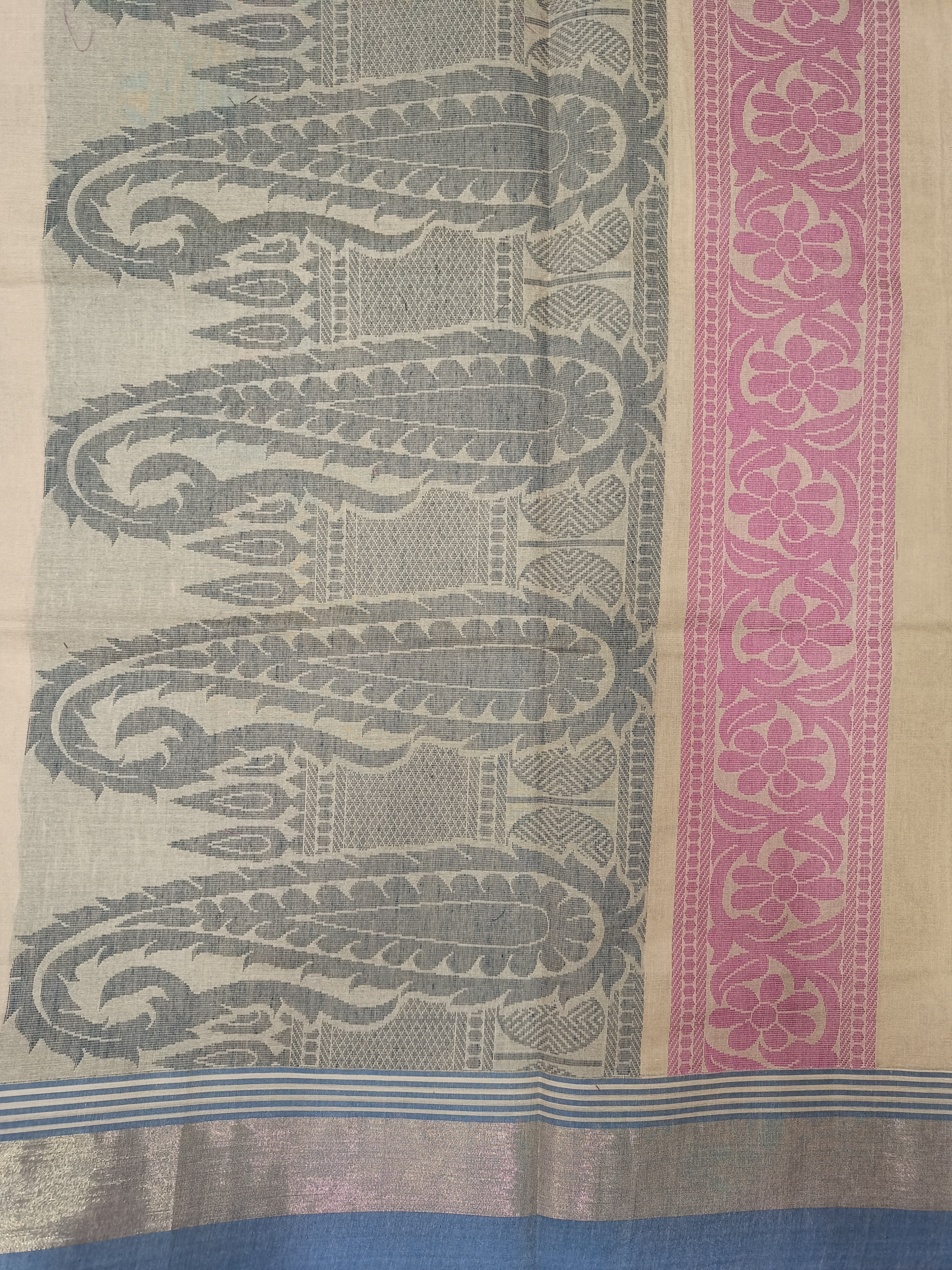 Chettinadu cotton Embossed 6 yardz