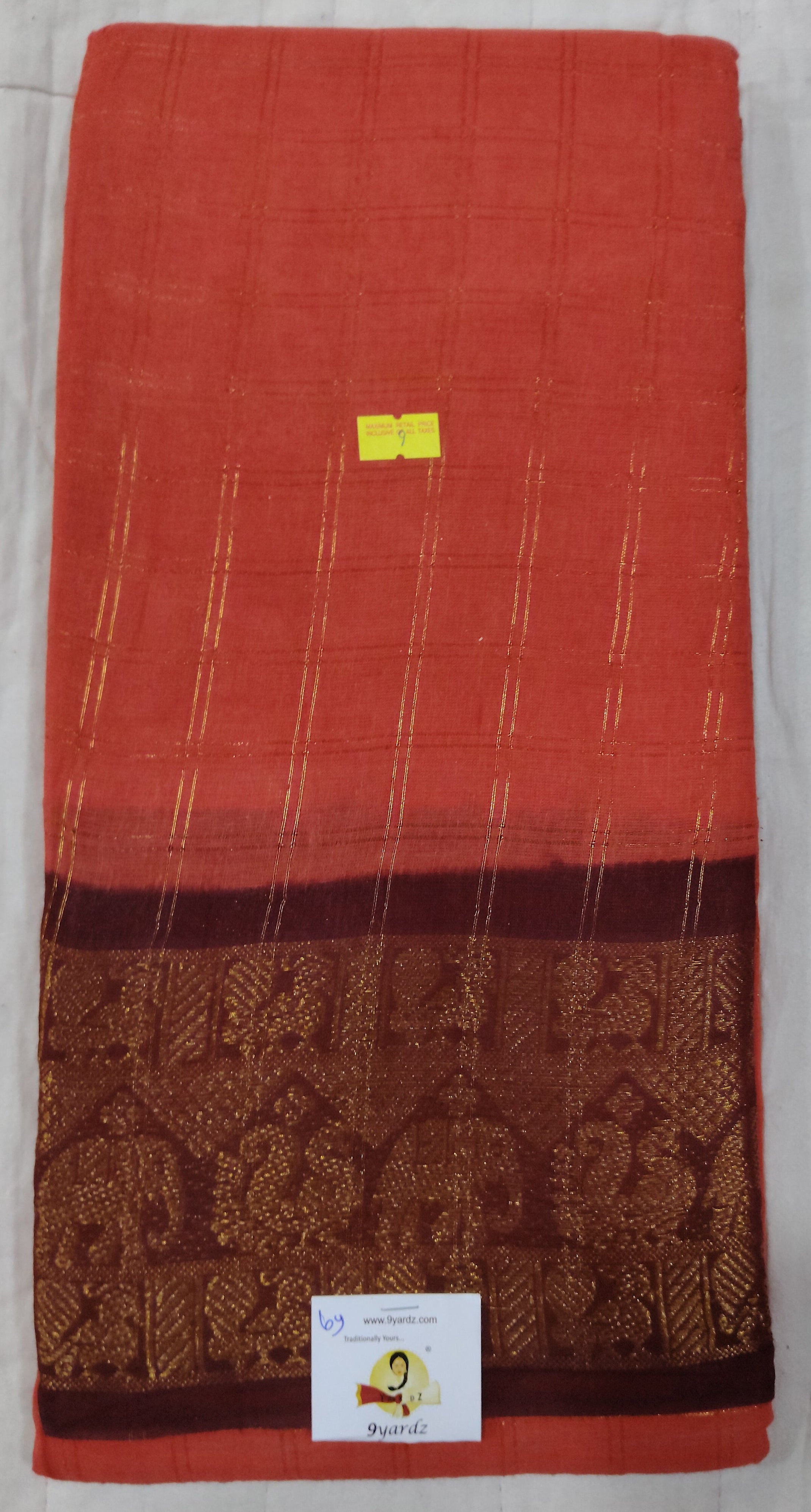 Ranee Cotton zari kattam 6yardz