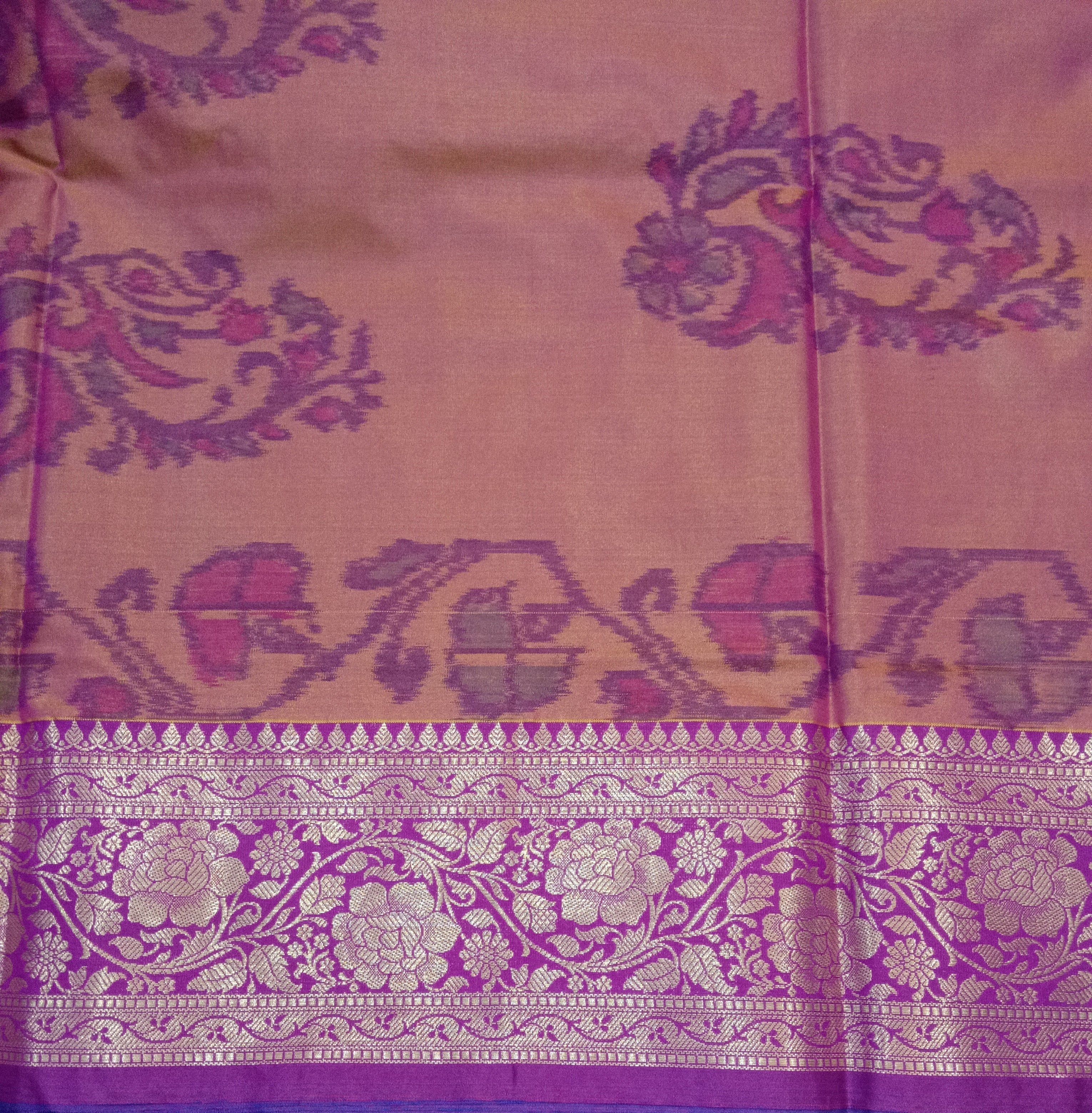 Ikkat semi silk madisar