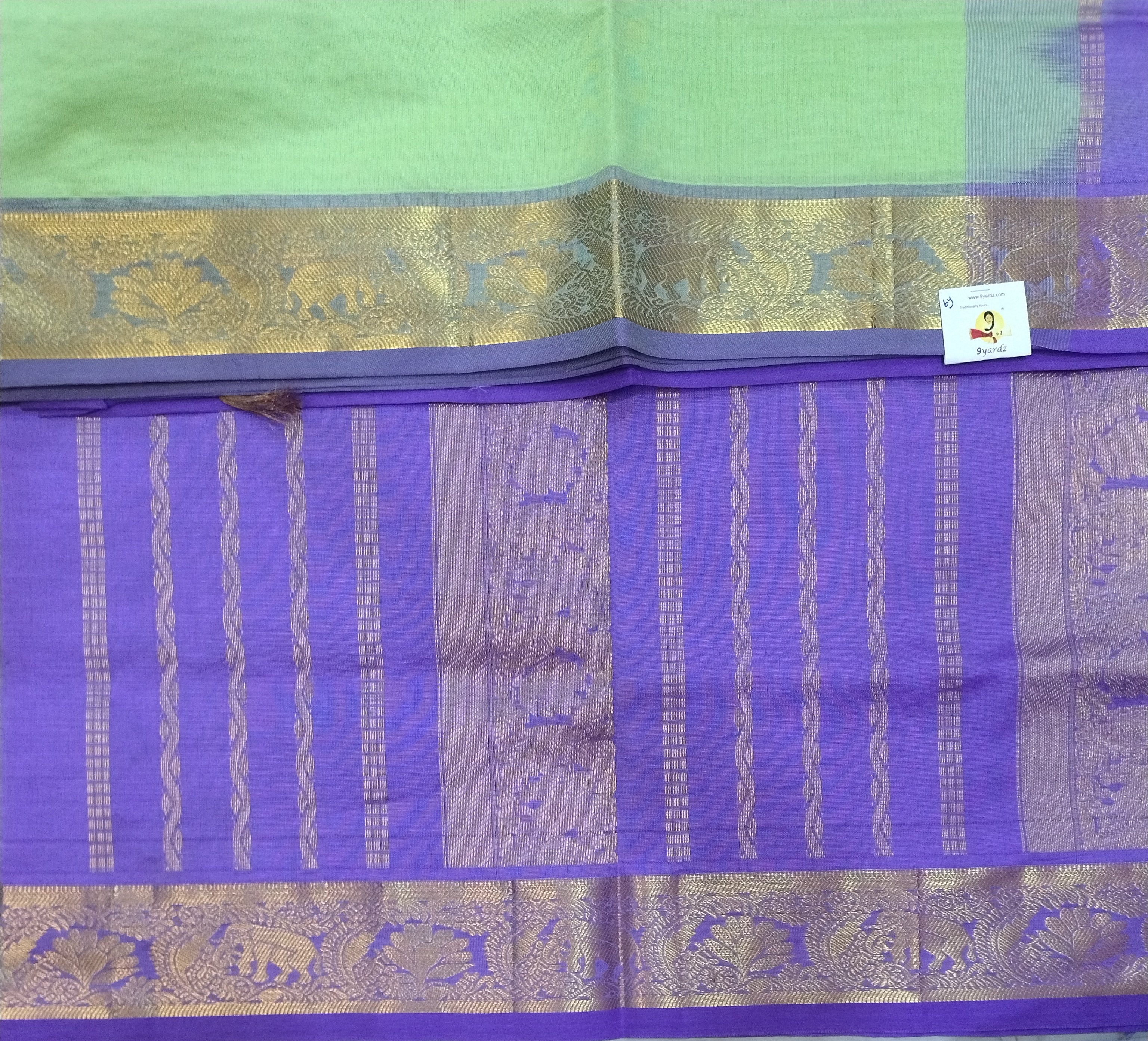Semi silk Plain 6Yards