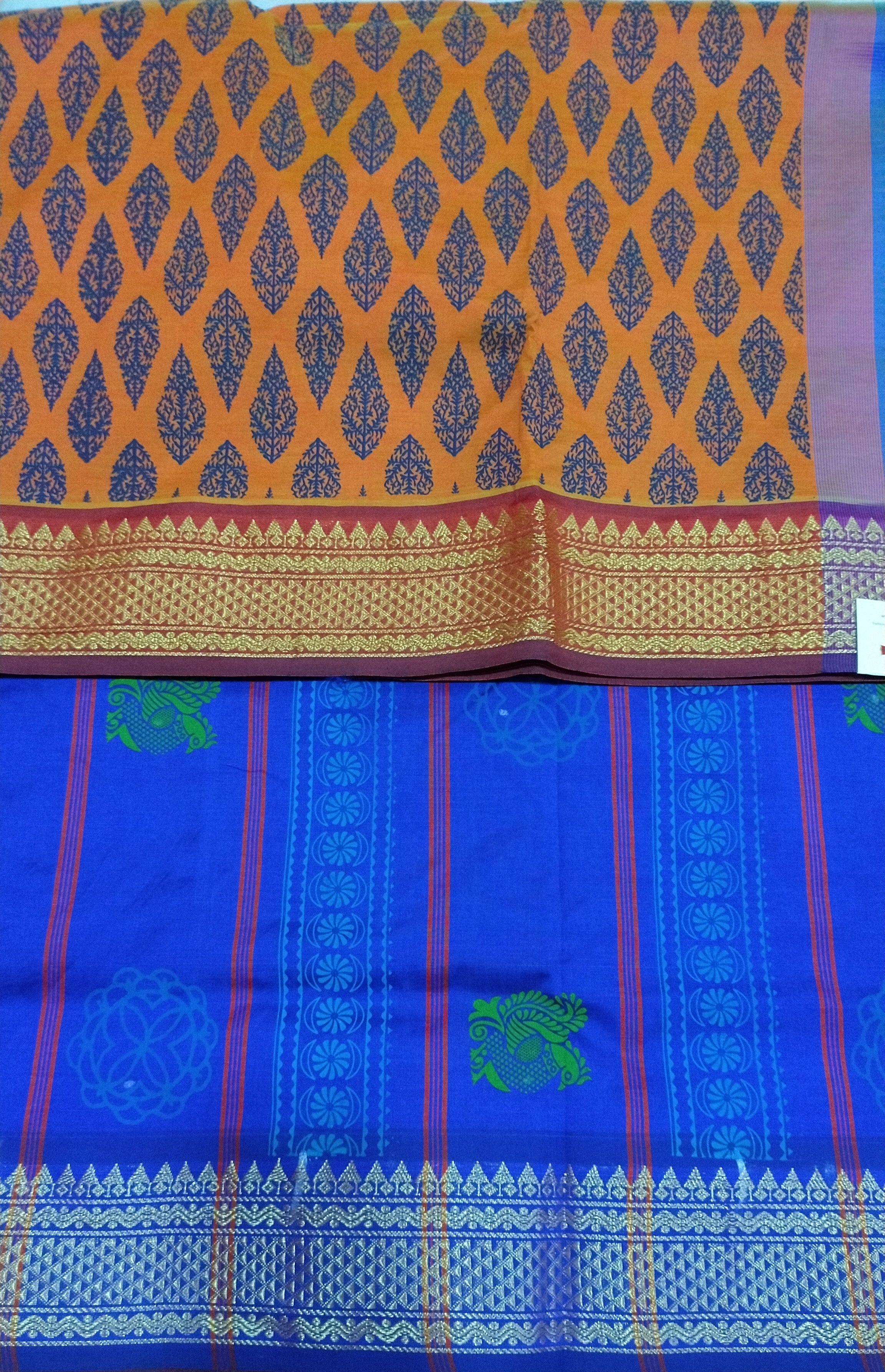 Semi silk Printed 6Yards