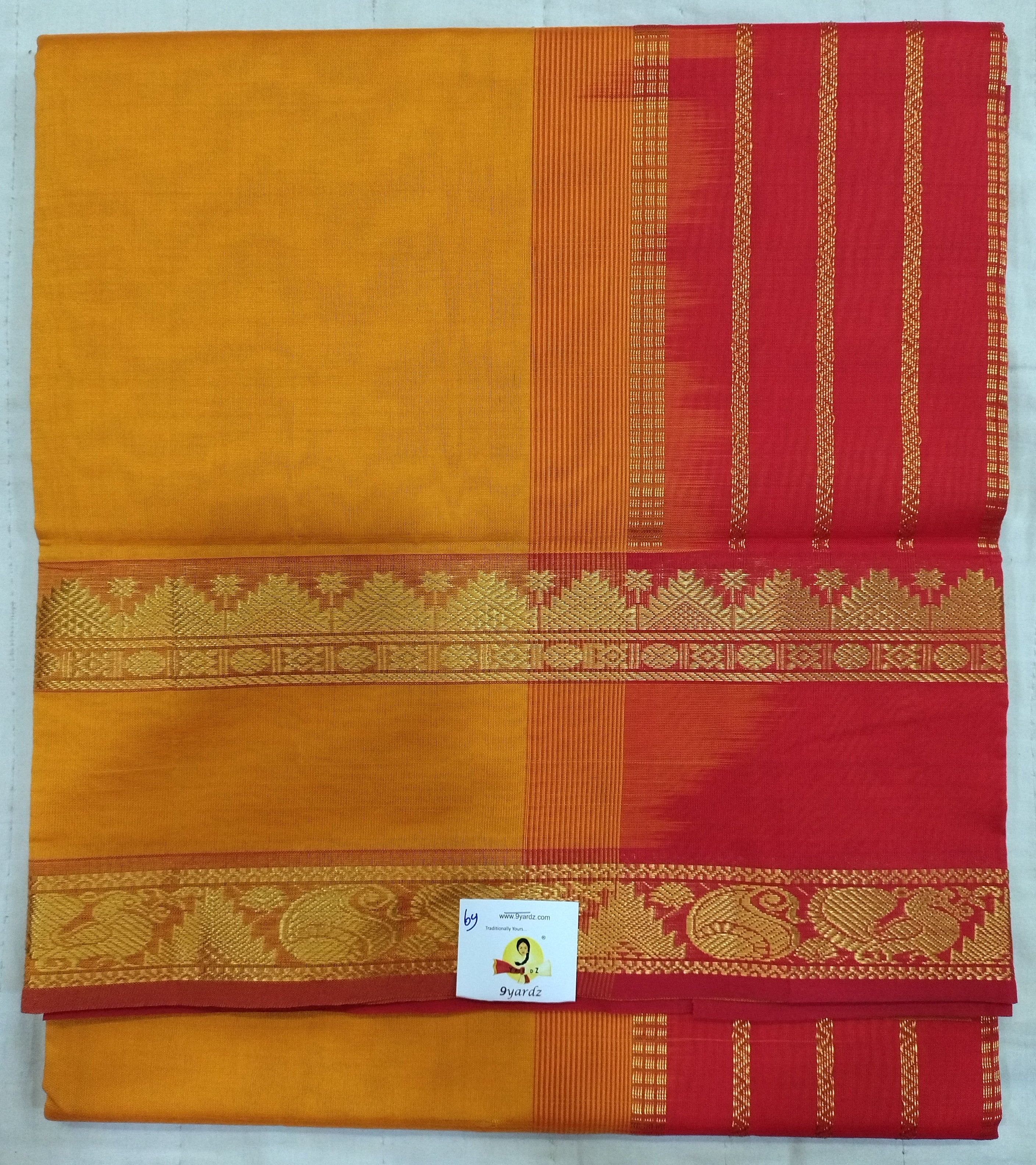 Semi silk Plain 6Yards