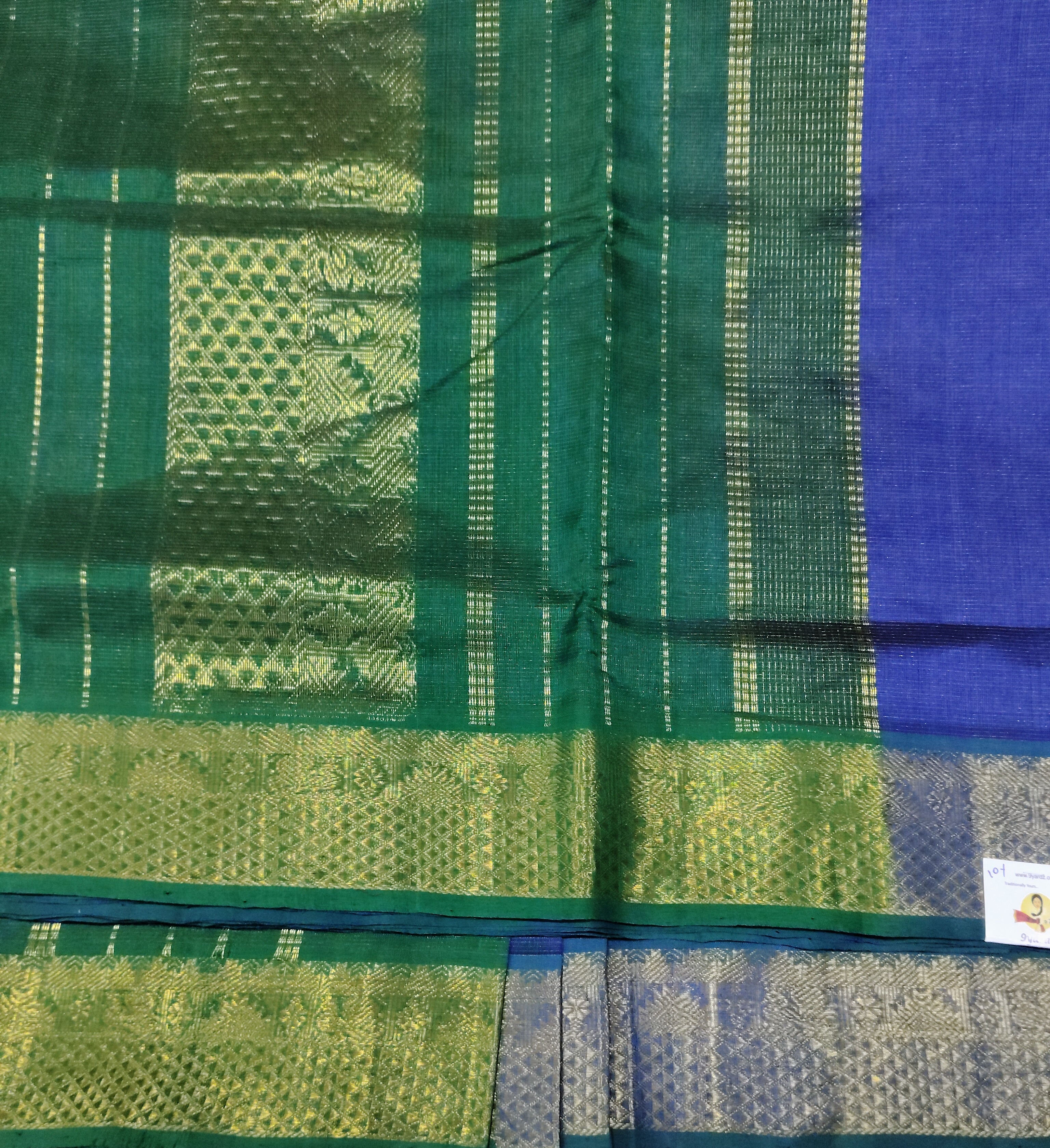 Pure silk cotton Vairaoosi 10yards madisar