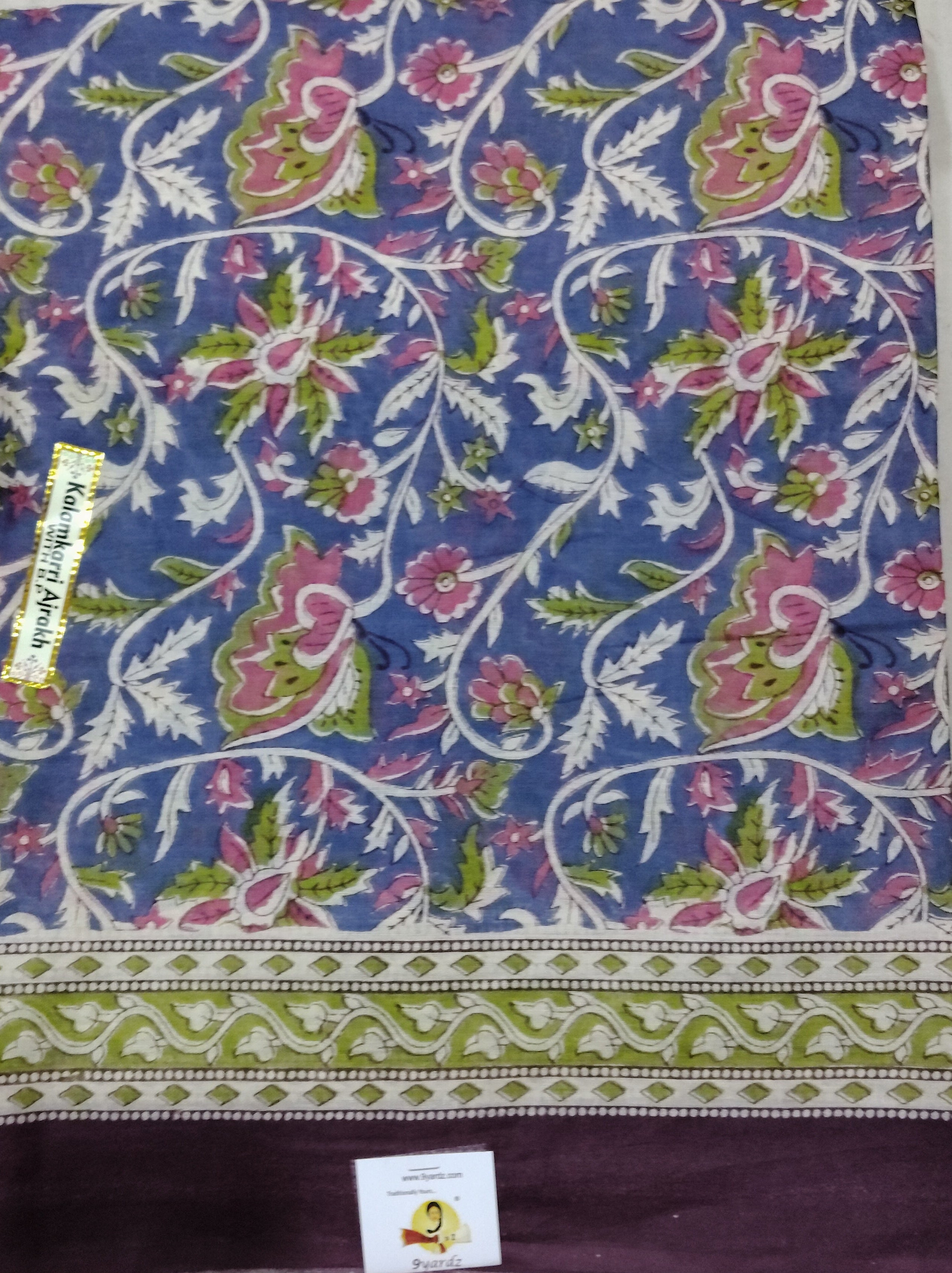 Soft Cotton Bathik saree 6yardz