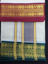 Load image into Gallery viewer, Pure cotton Muhurtham dhoti 9*5