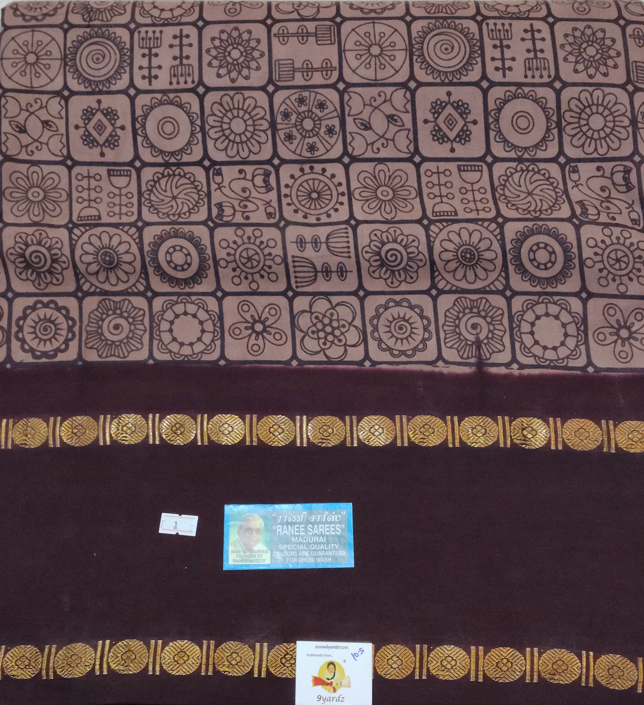 Ranee voyal saree 10.5yardz(9.5mtrs)