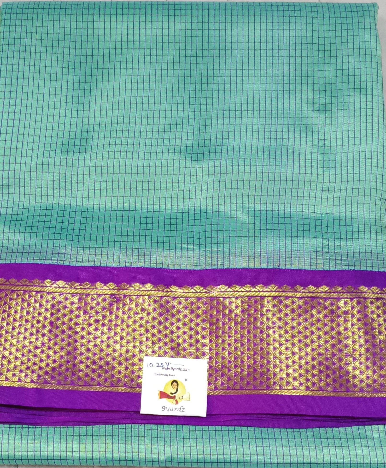 Pure silk 10.25yardz