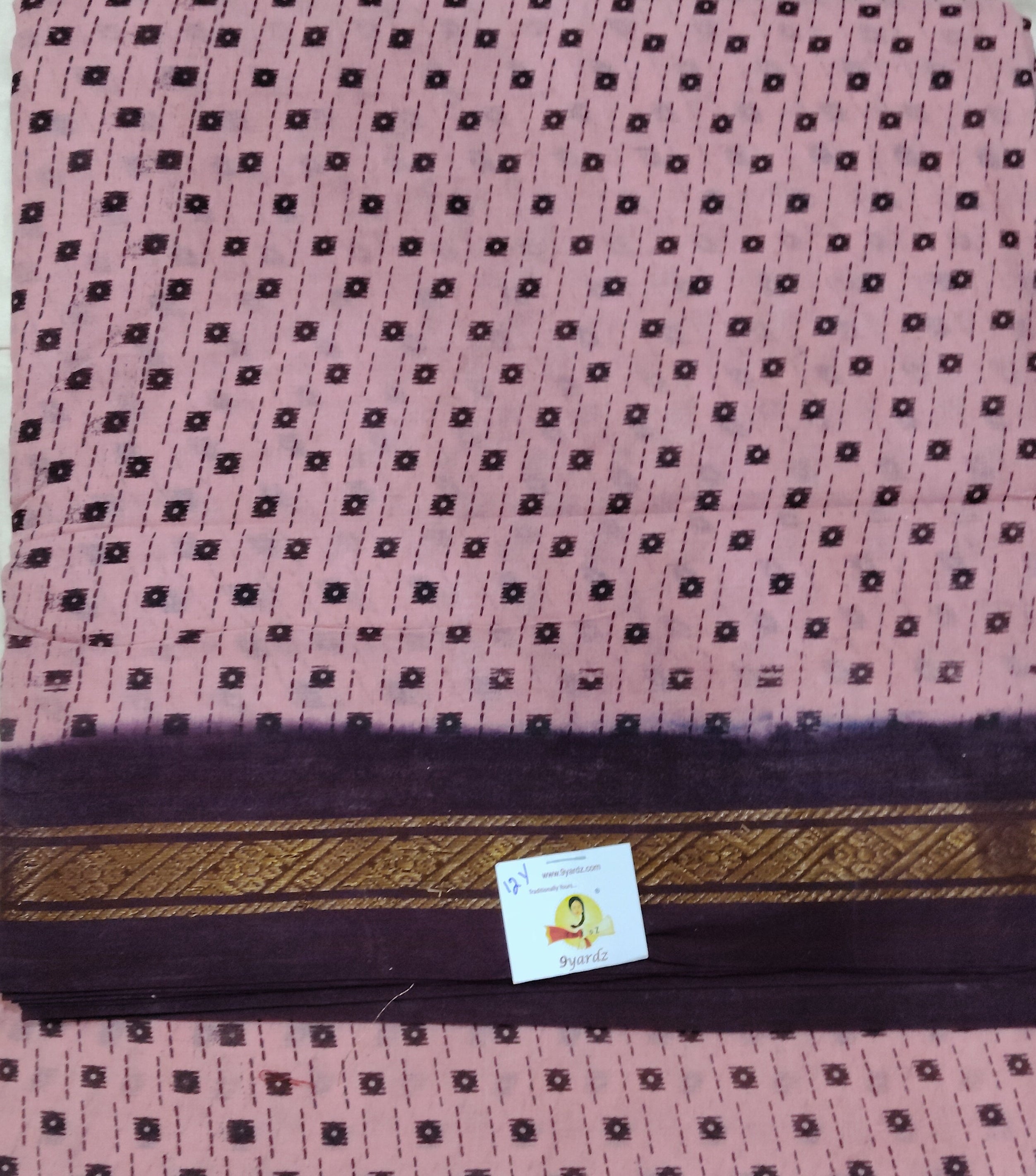 Sungudi cotton 12 yardz