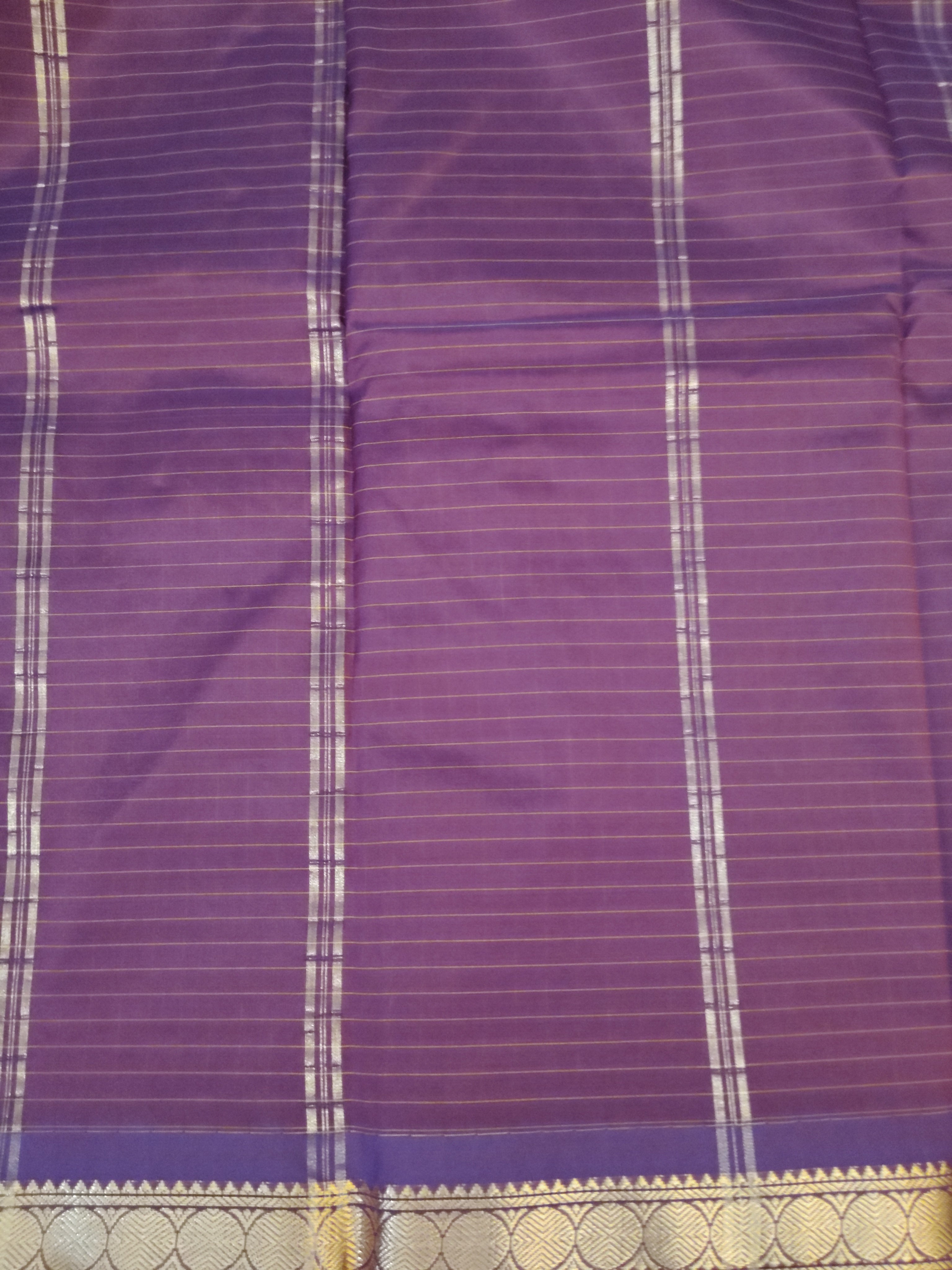 China silk checked 6Yards