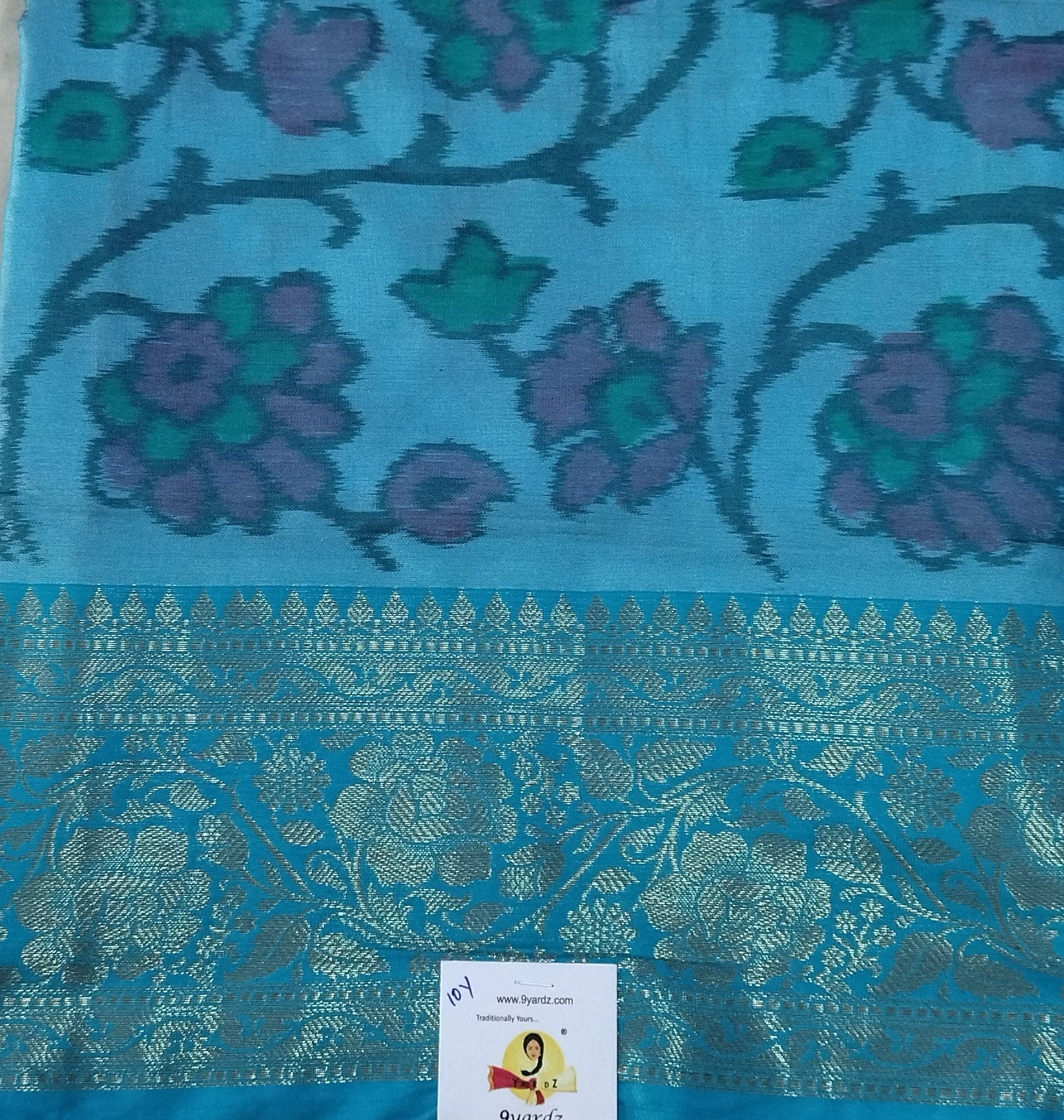 Ikkat semi silk madisar