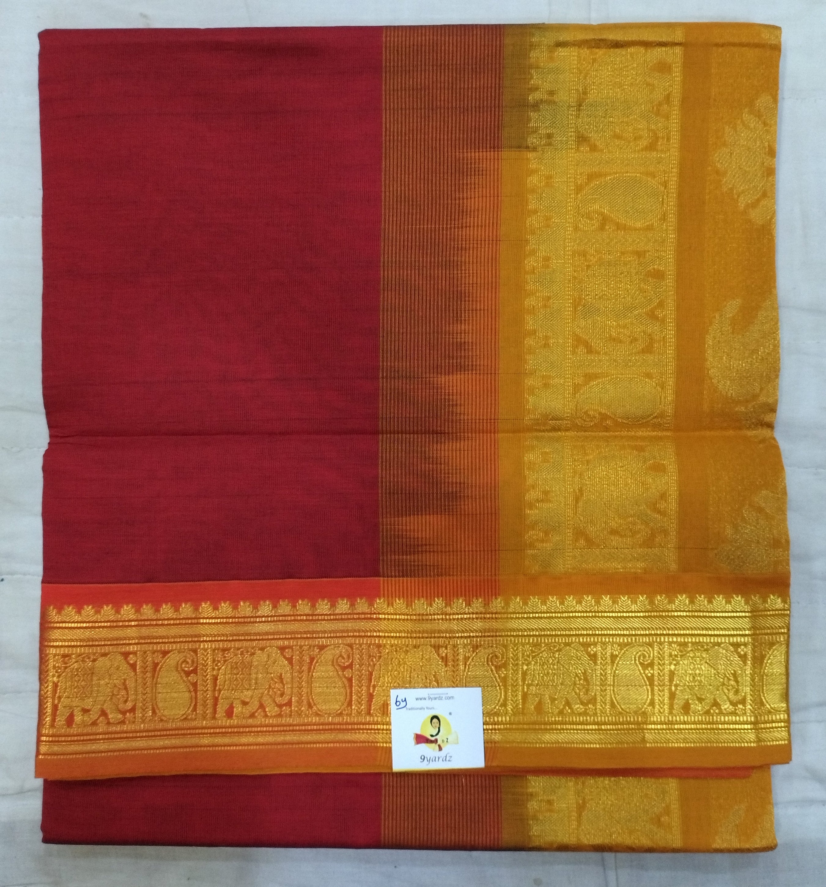 Semi silk Plain 6Yards