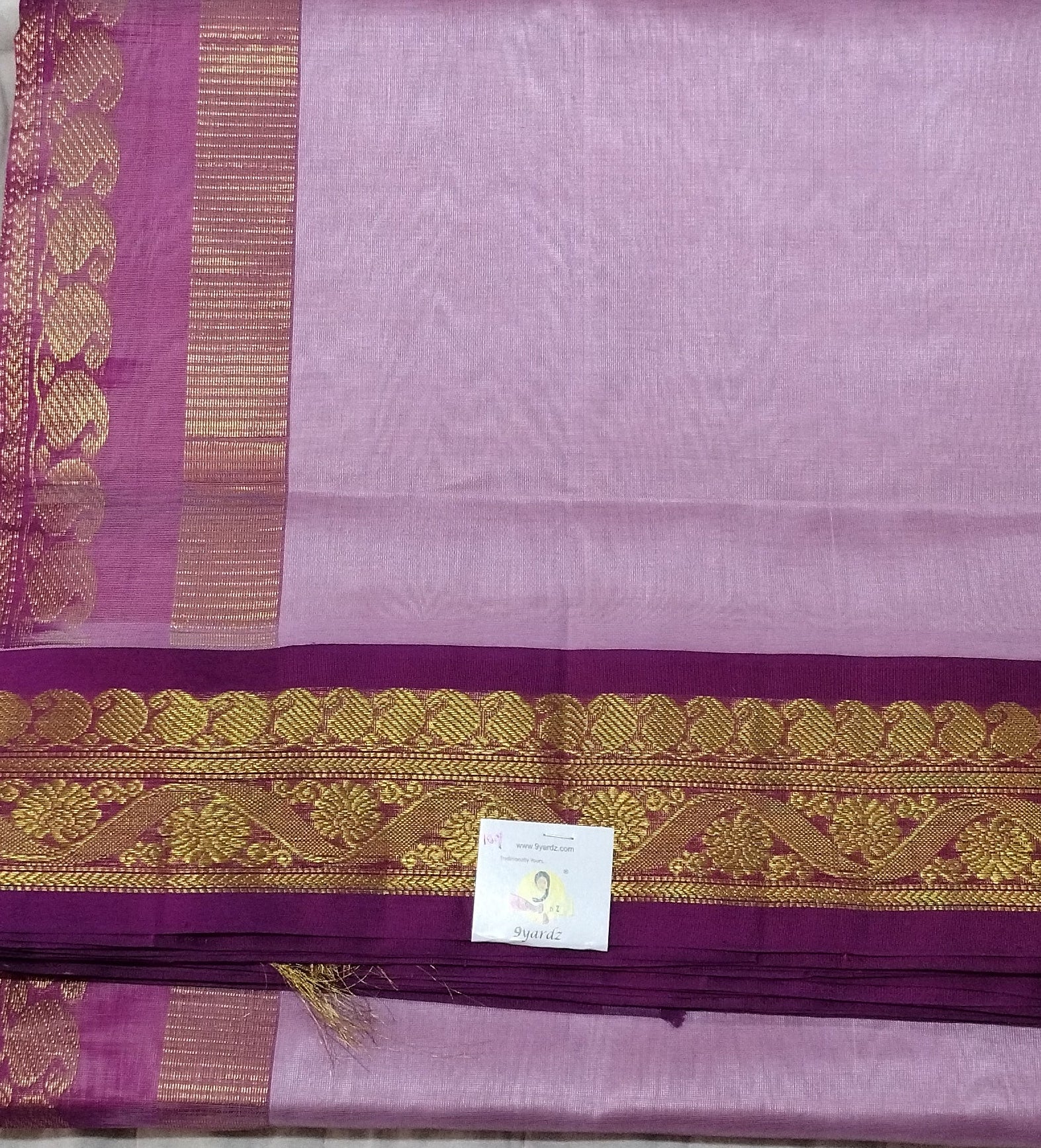 Pure silk cotton -Korvai 10yards madisar
