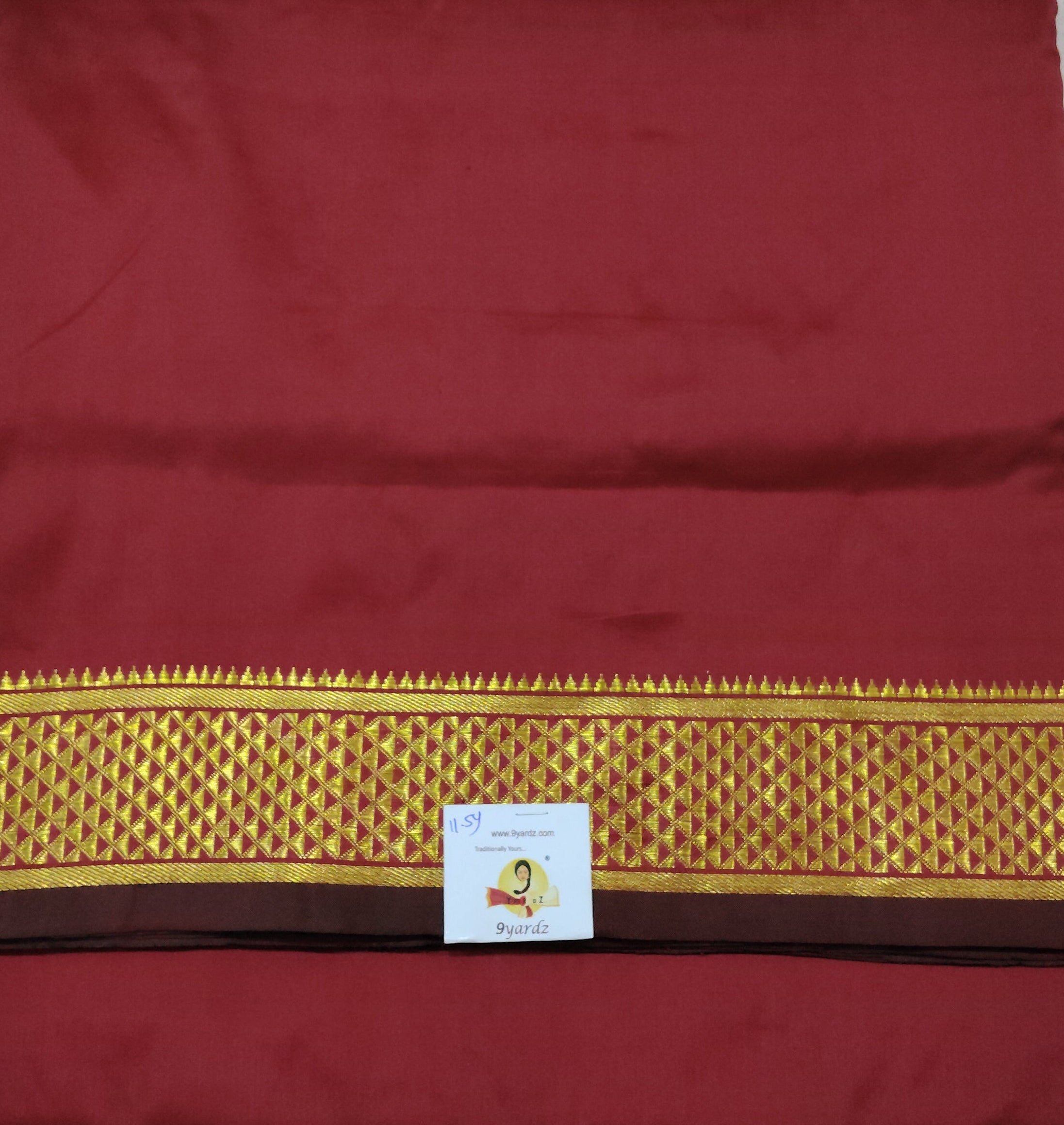 Pure silk madisar 11.3yards