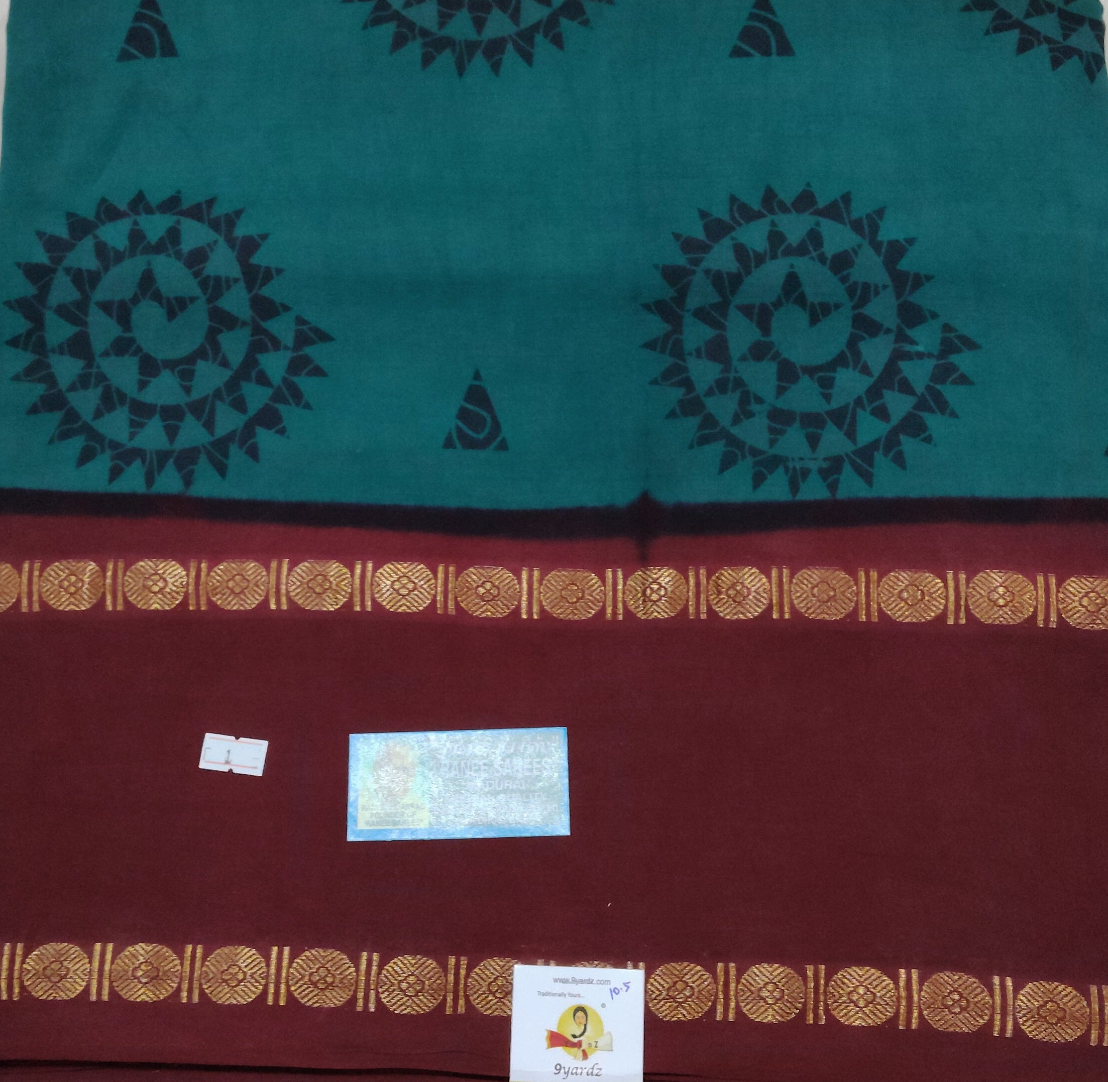 Ranee voyal saree 10.5yardz(9.5mtrs)