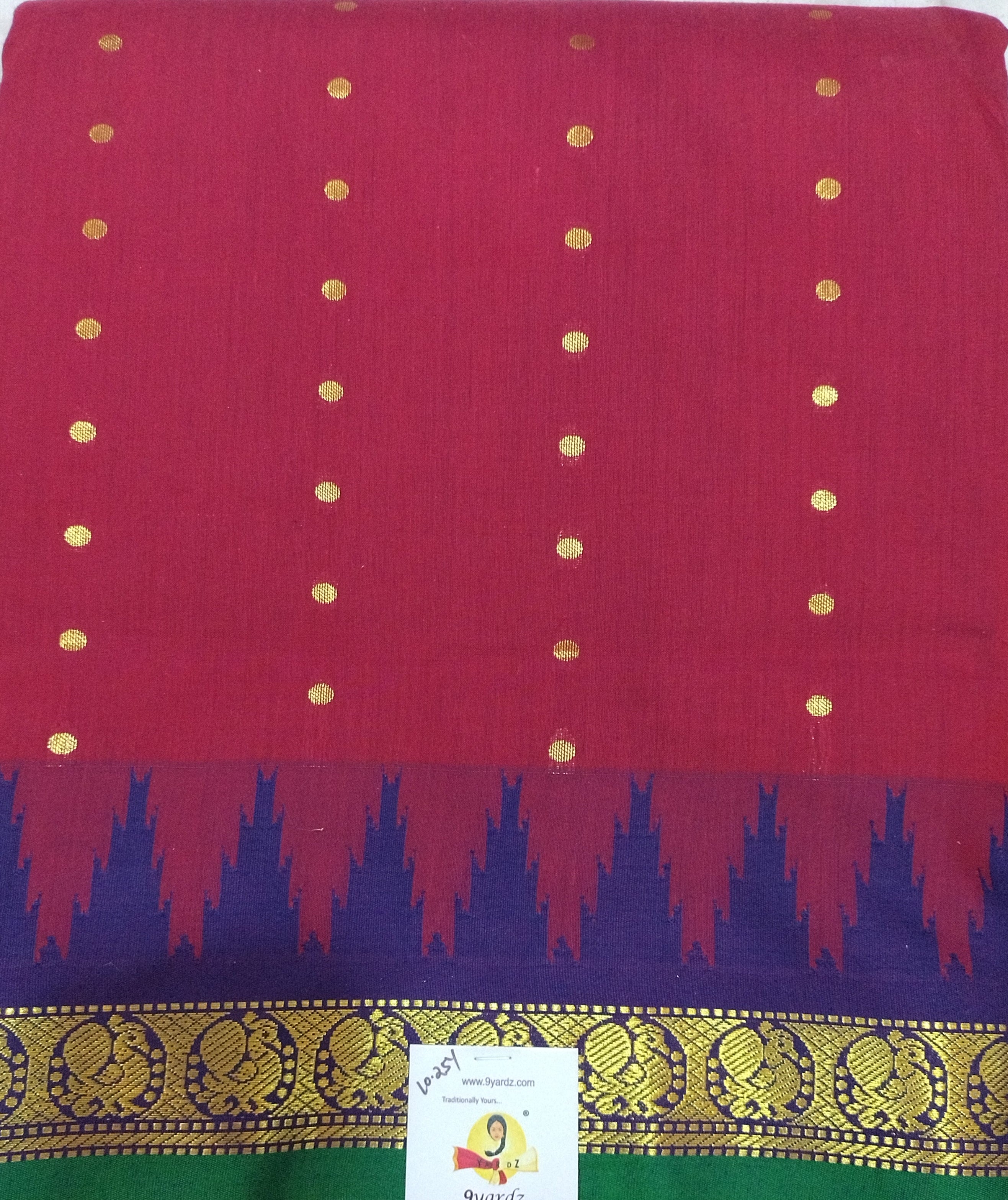 Akshaya cotton 10.25 yards madisar