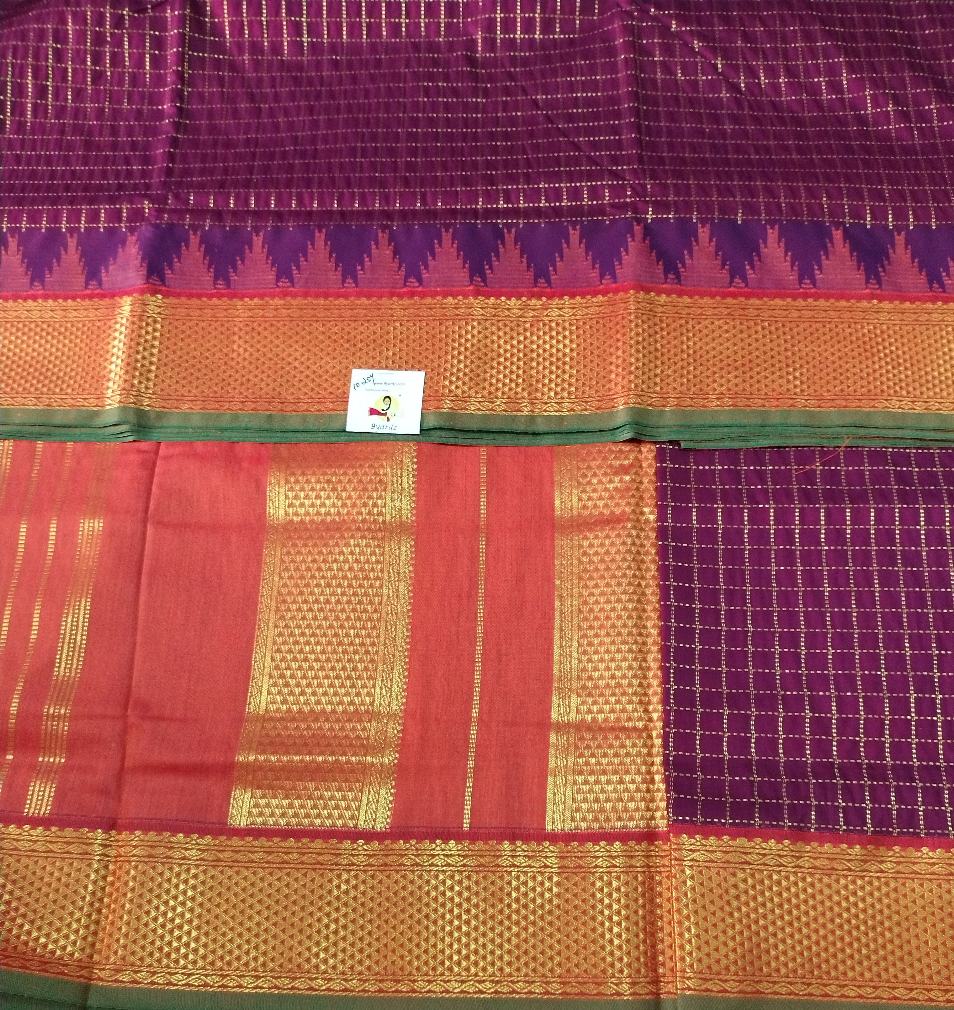 Akshaya cotton 10.25 yards madisar