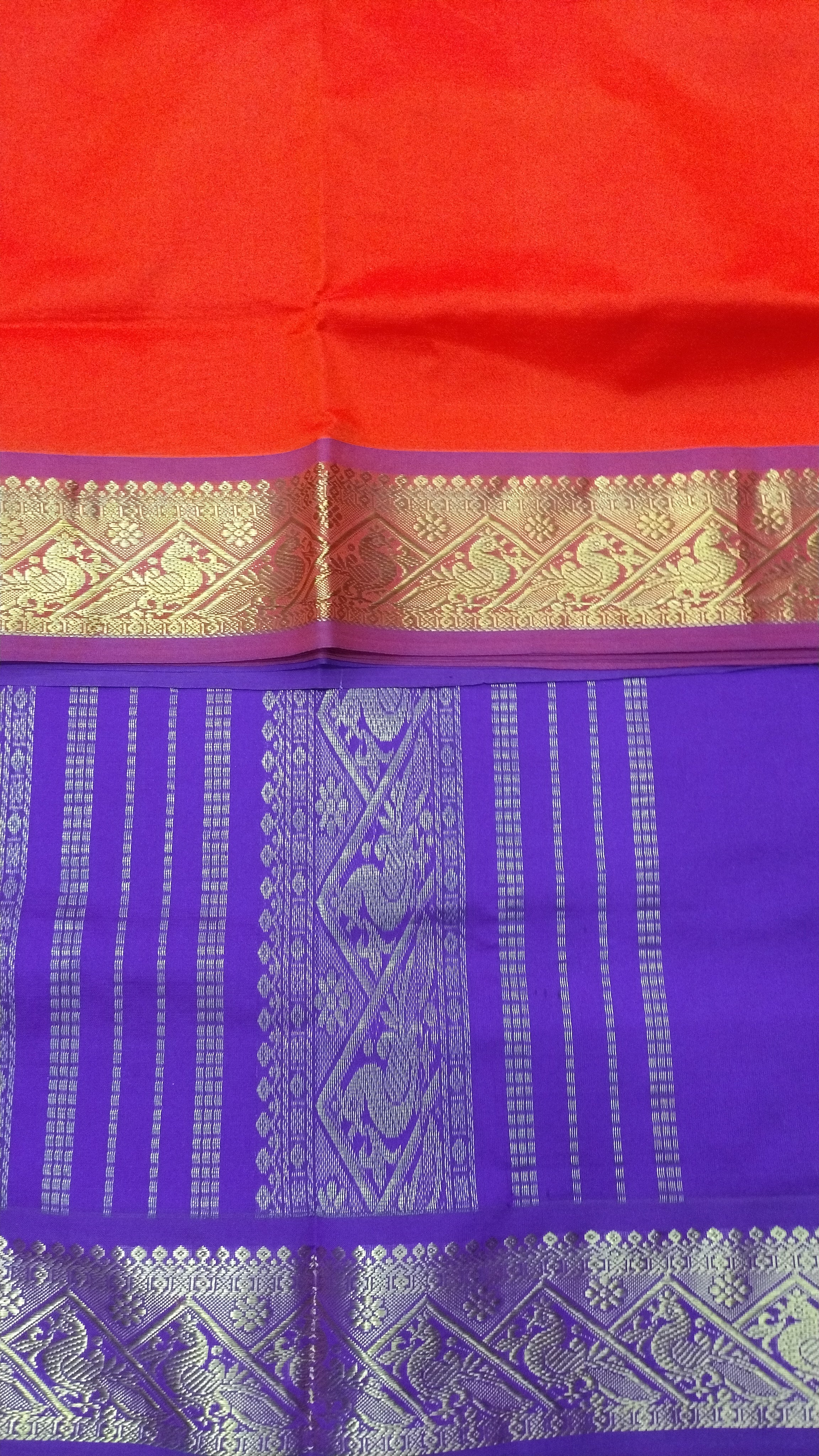 Semi silk Embossed 6Yards