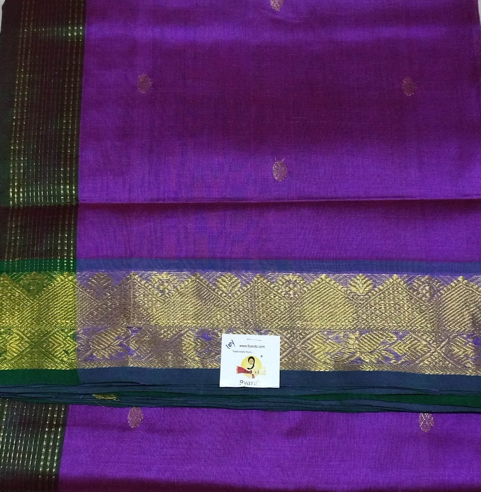 Pure silk cotton Butta 10yards madisar