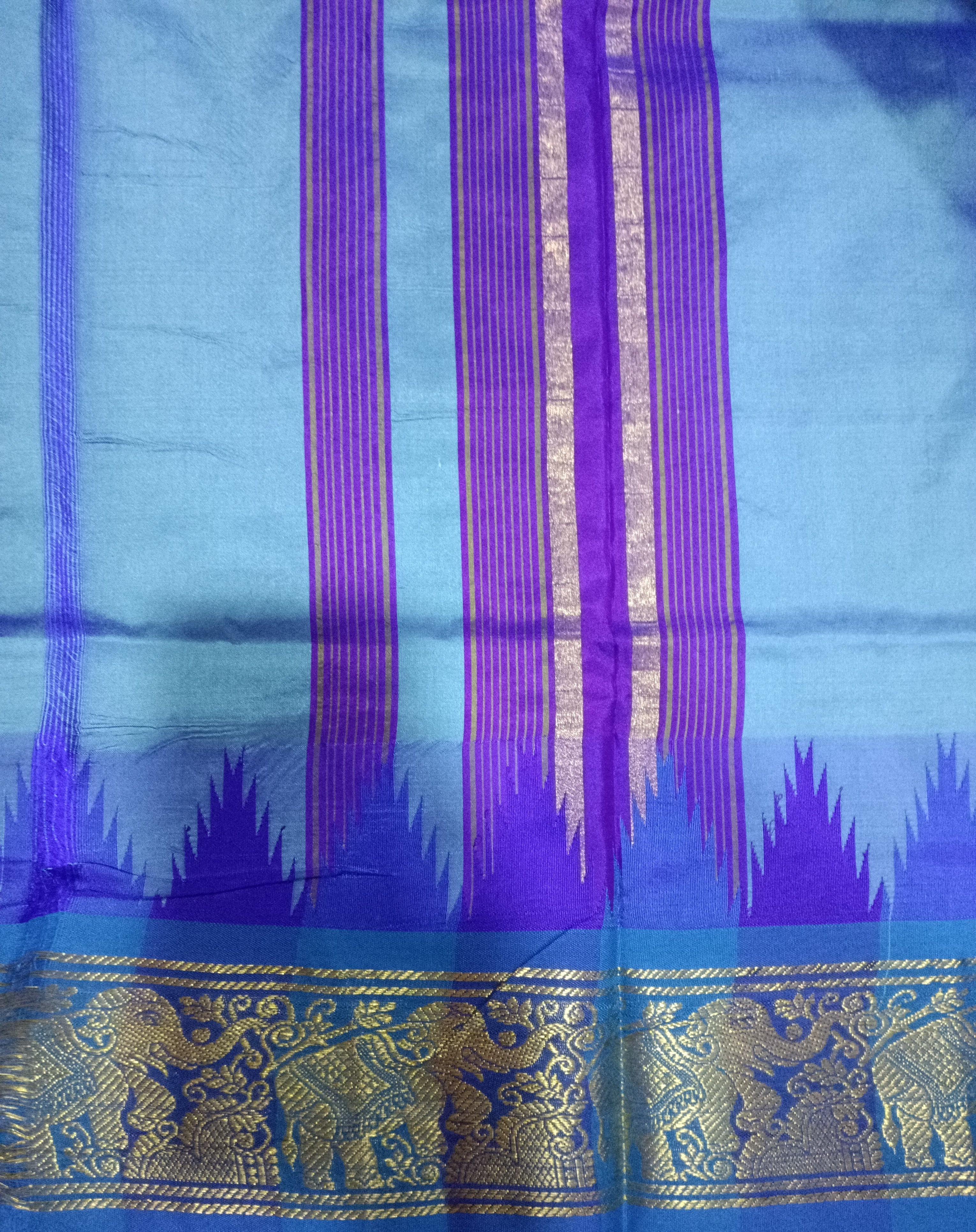 Pure silk Dhoti 6muzham Thalambhu