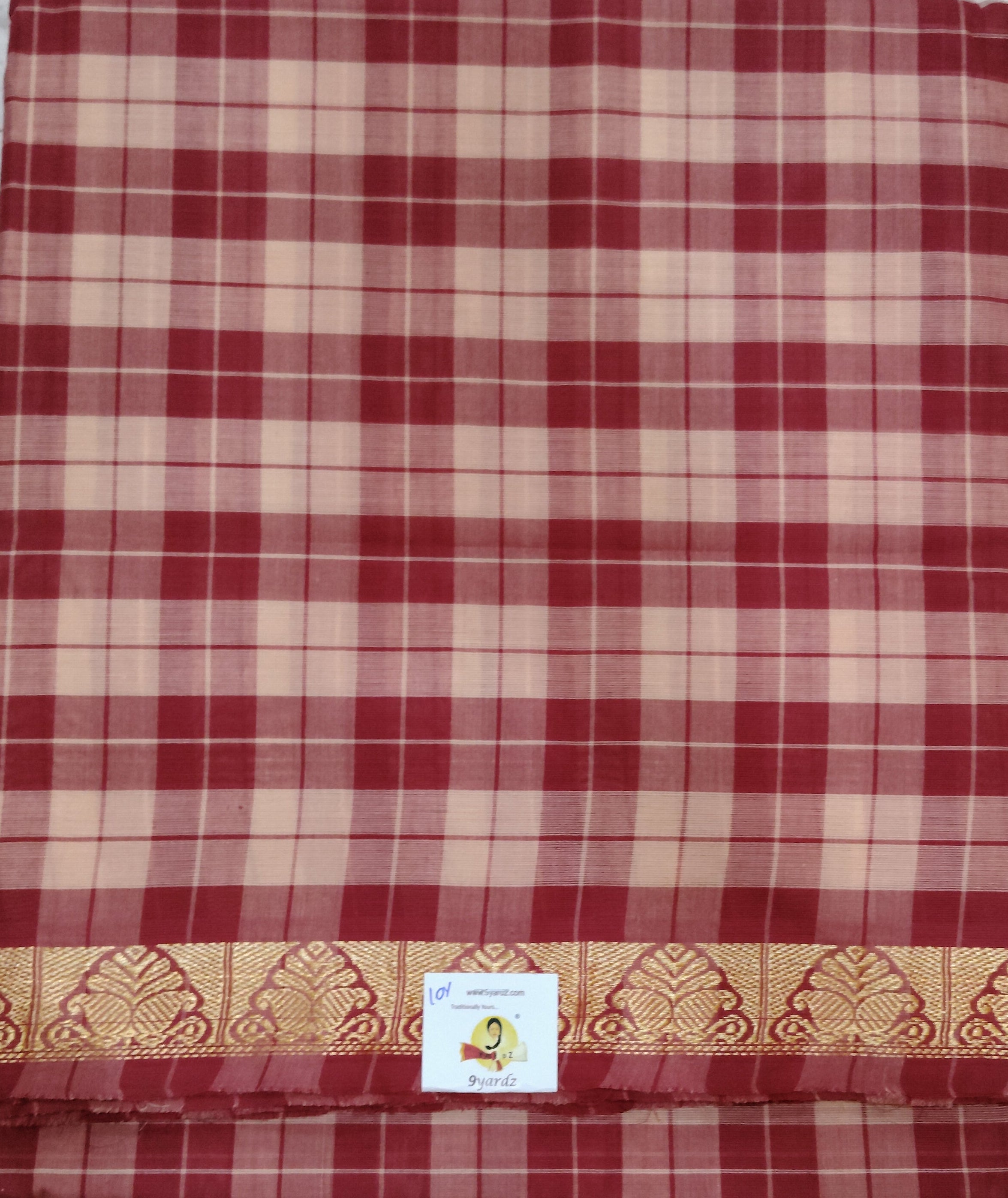 Chettinadu / Karaikudi cotton 10. yards madisar