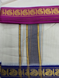 Pure cotton Muhurtham dhoti 9*5