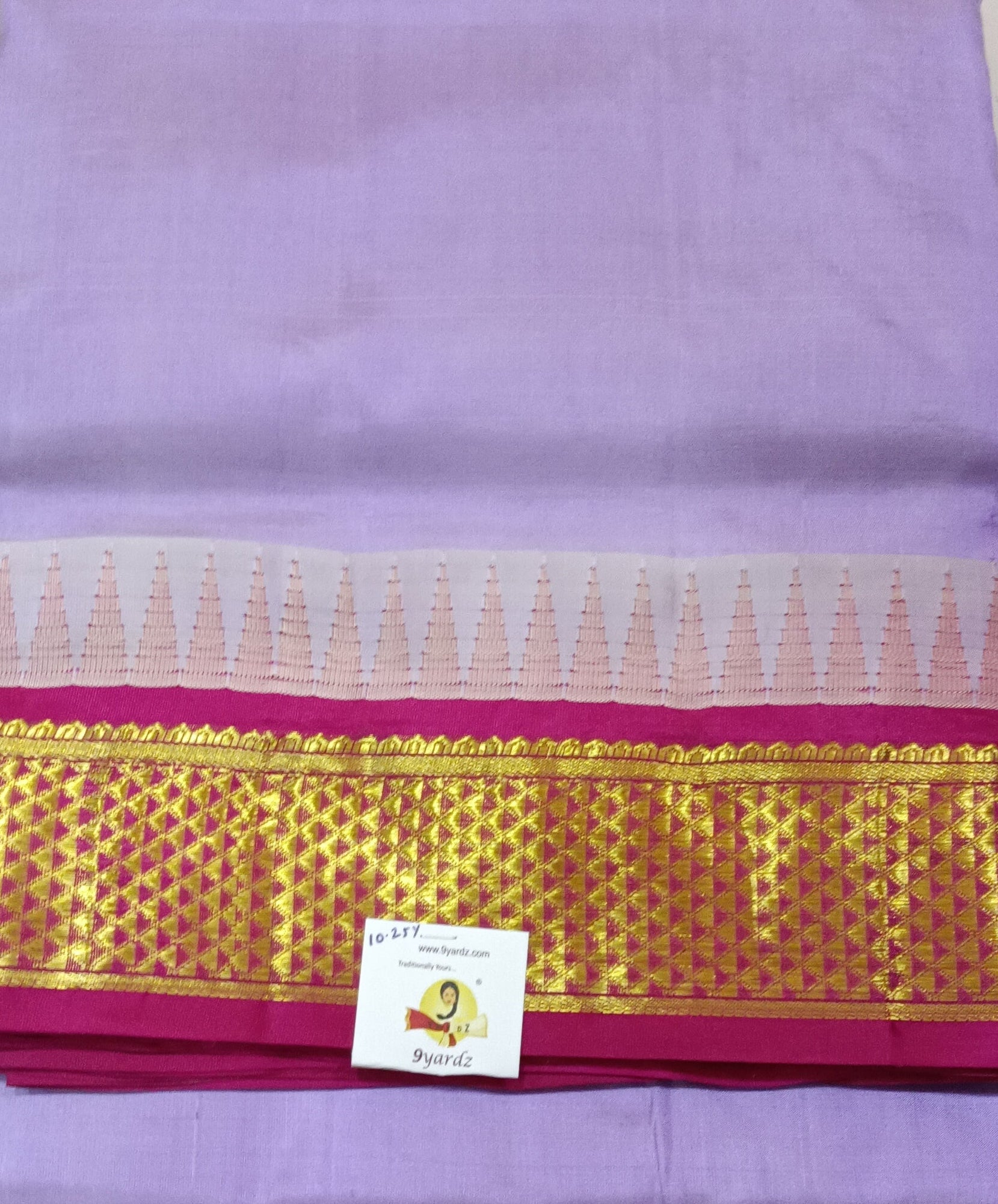 Pure silk 10.25yardz