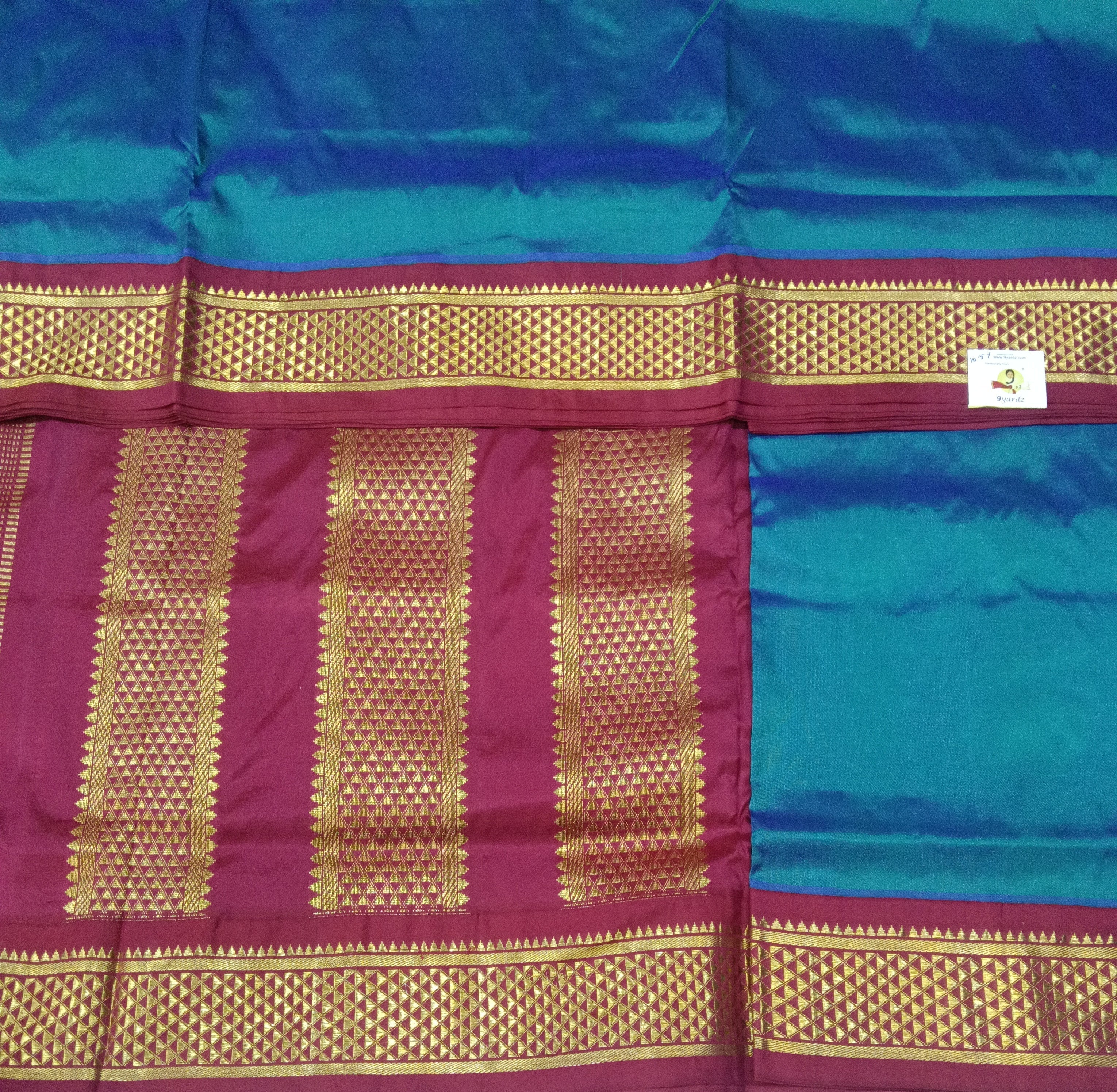 Pure silk madisar 10.5yards