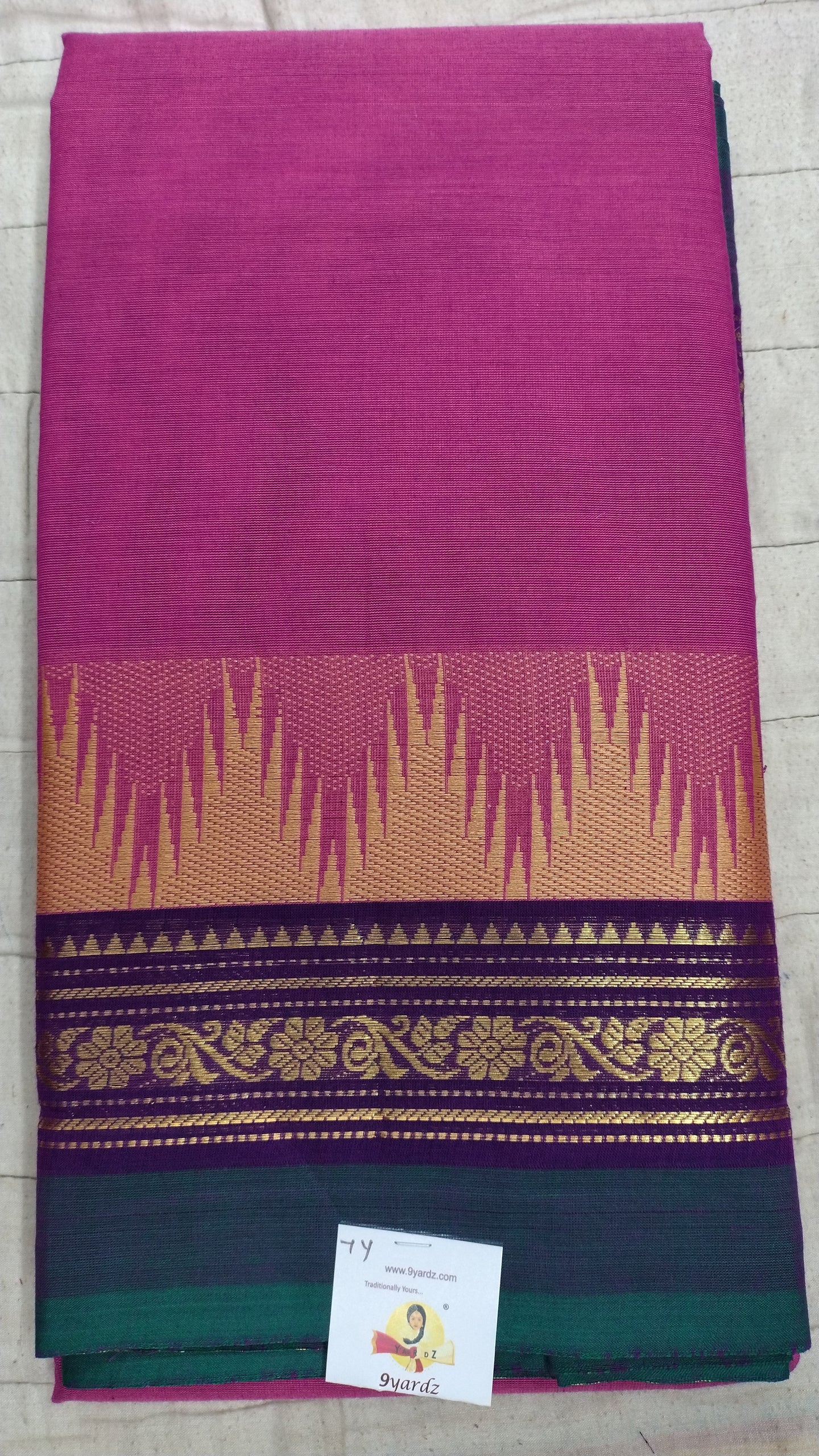 Chettinadu cotton 7yardz