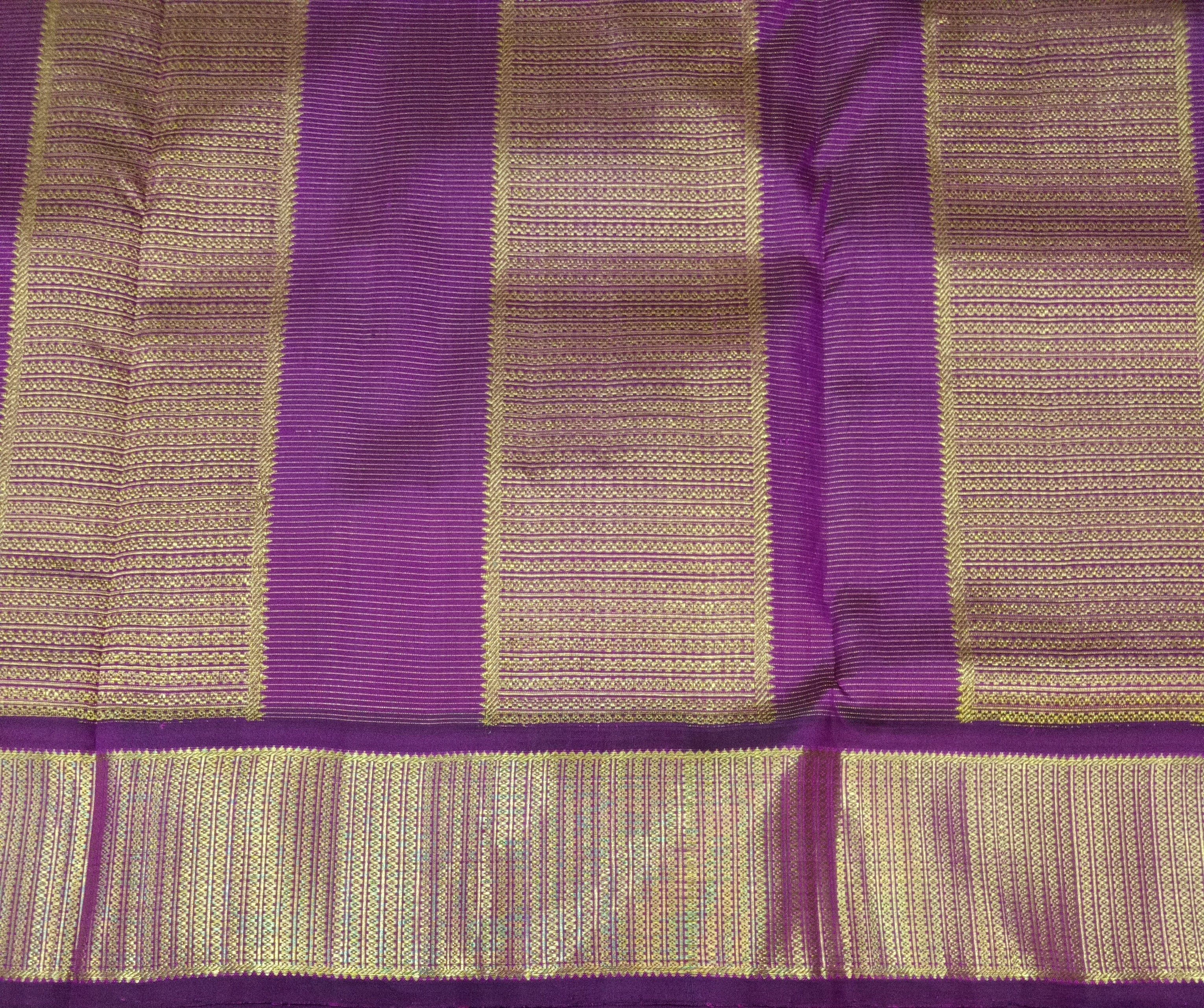 Pure Kanchipuram Silk Madisar Vairavoosi|10yards