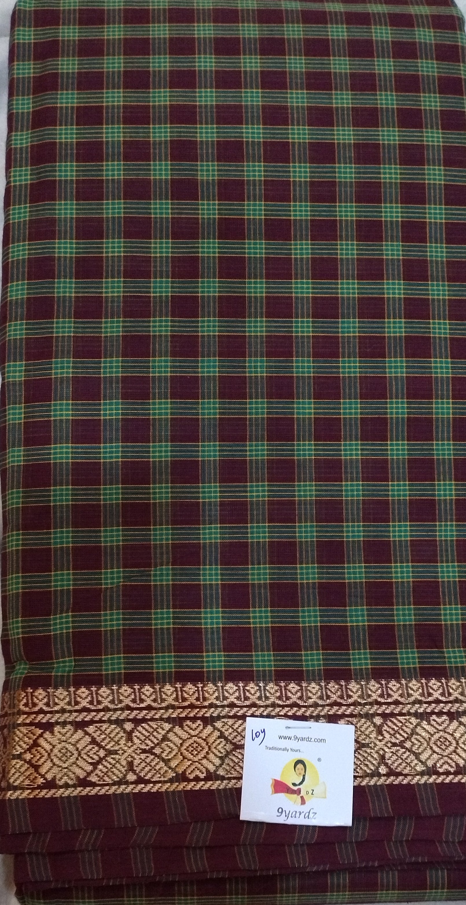 Chettinadu / Karaikudi cotton 10. yards madisar