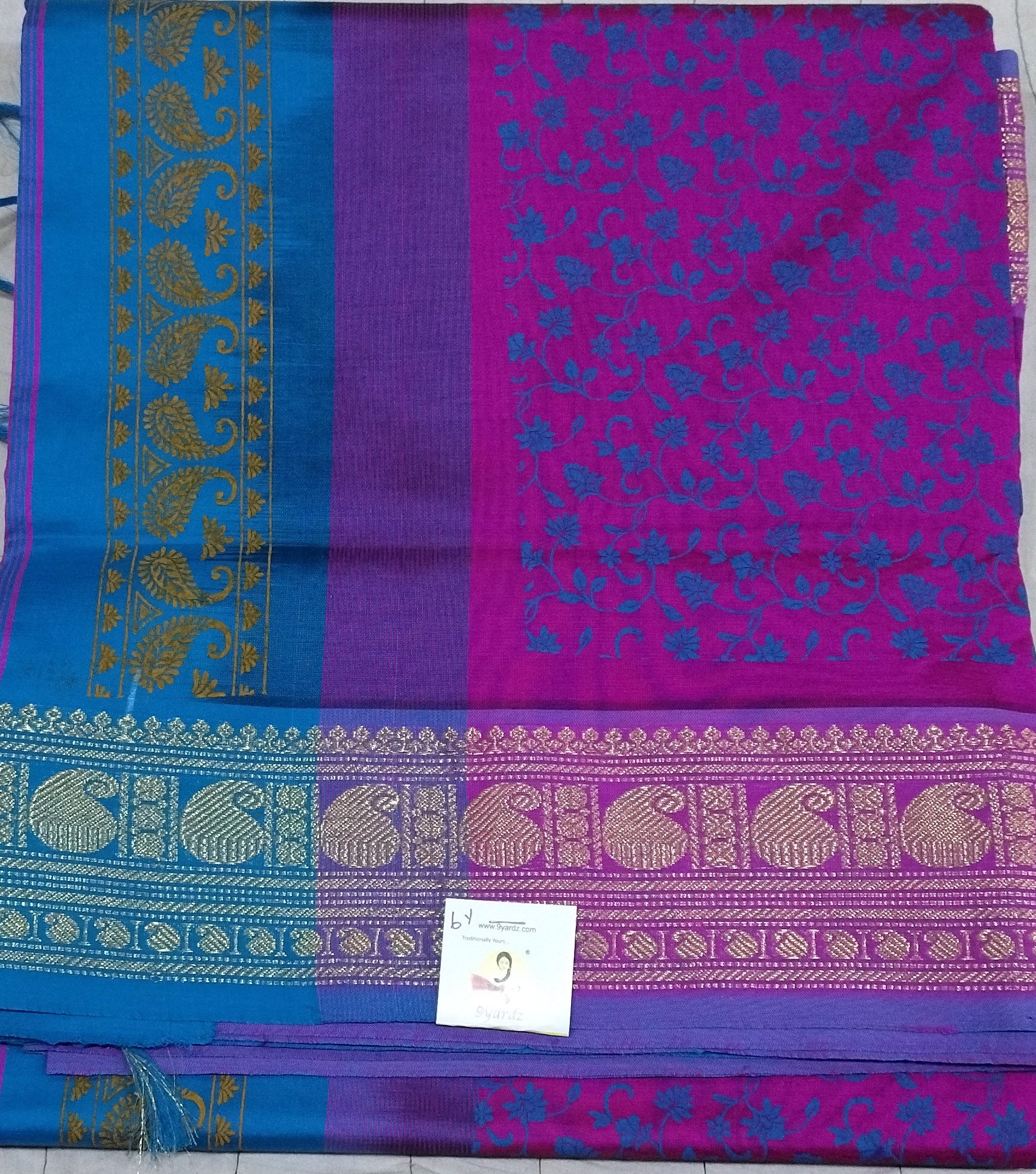 Semi silk Printed 6Yards