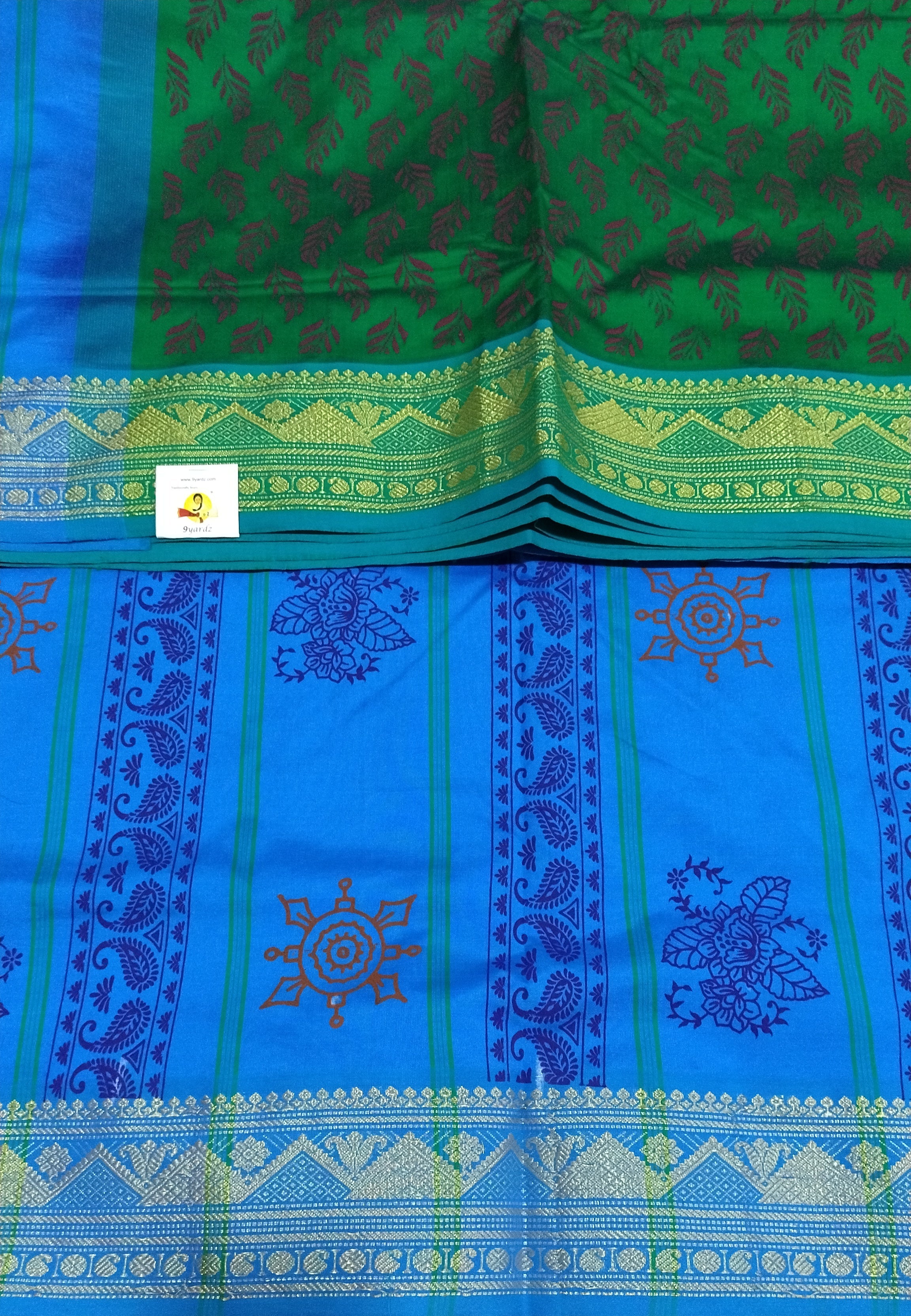 Semi silk Printed 6Yards