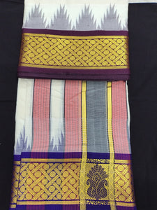 Pure cotton Muhurtham dhoti 9*5