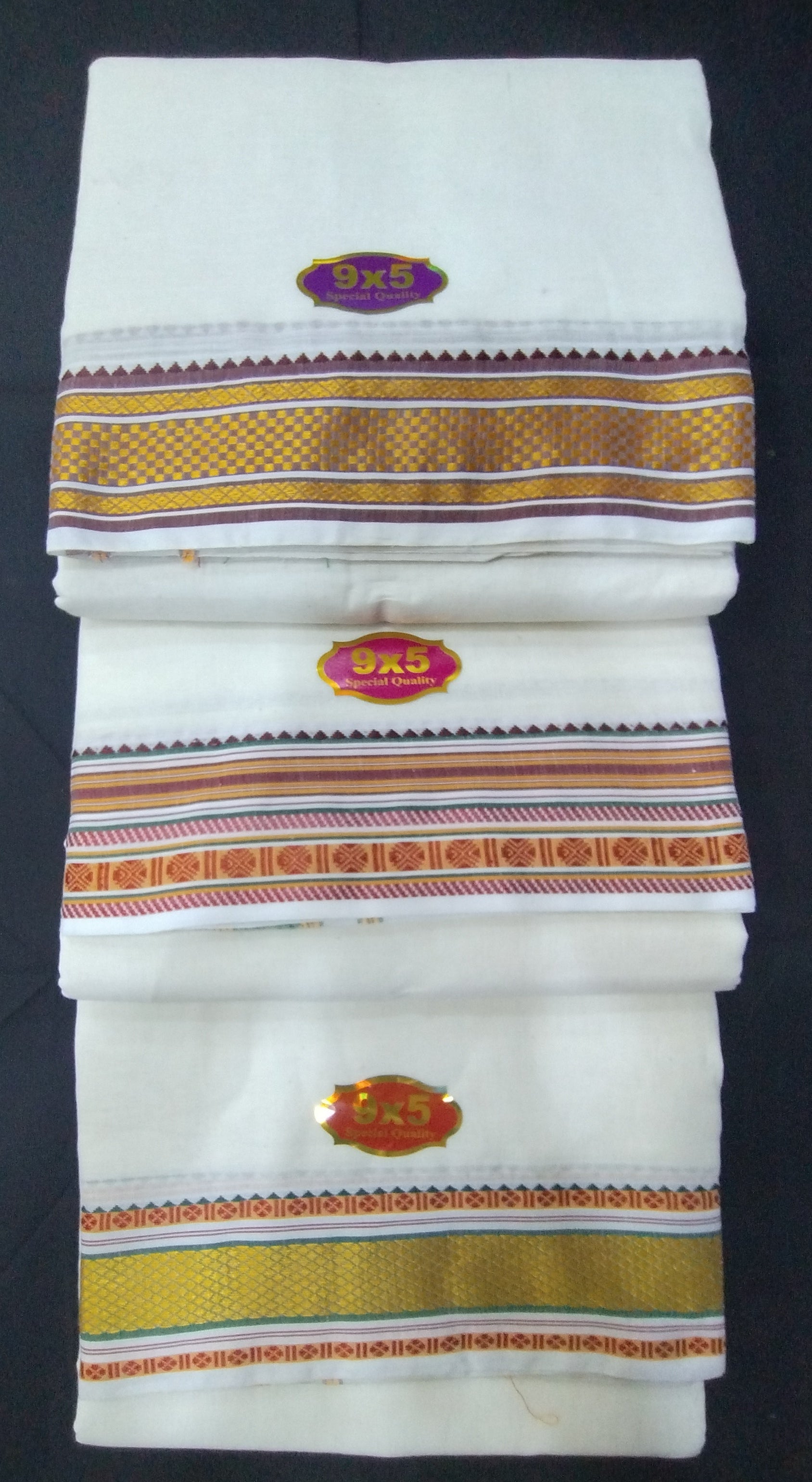 Cotton Dhothi Unbleached 9*5