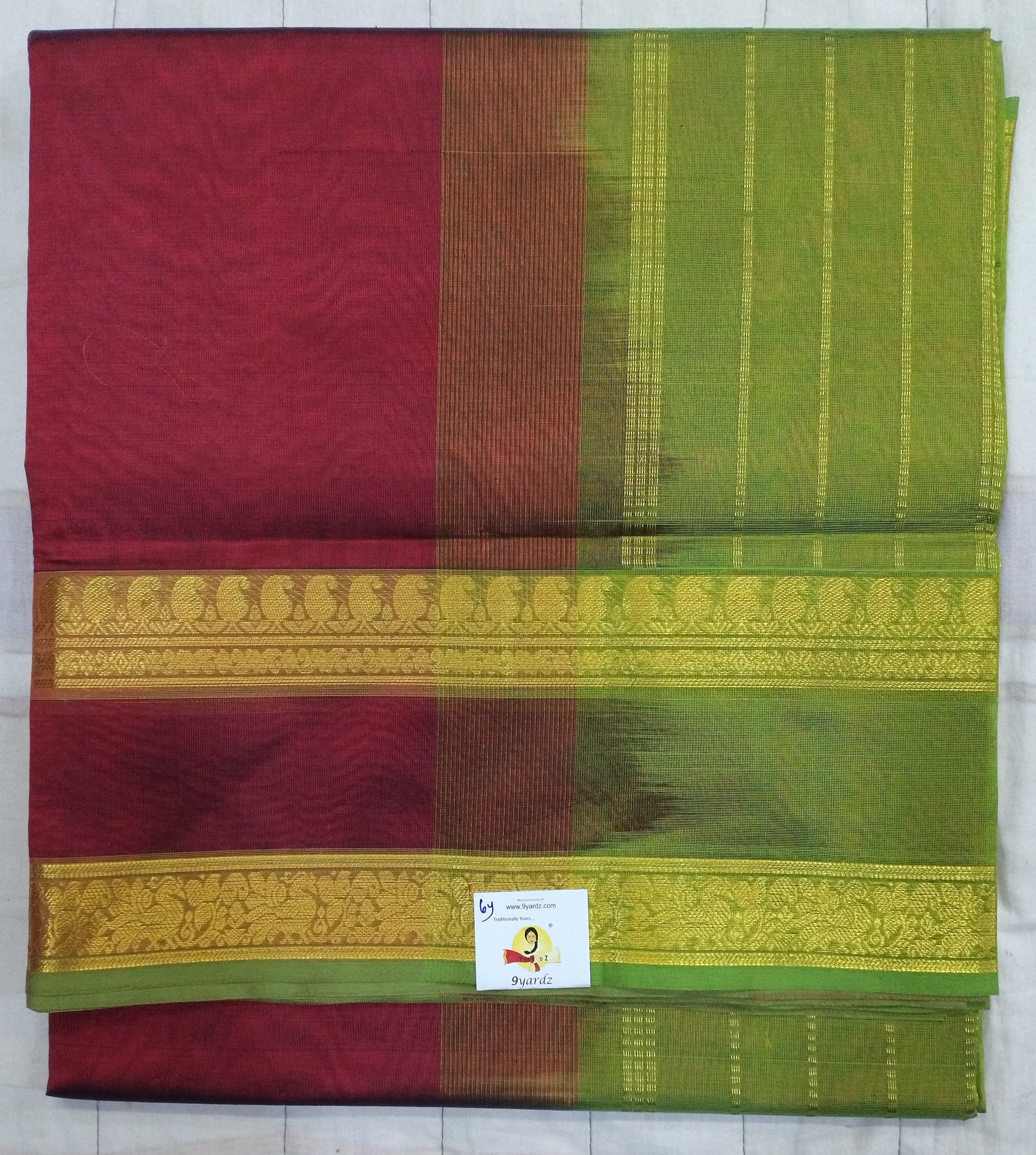 Pure silk cotton 6 yards