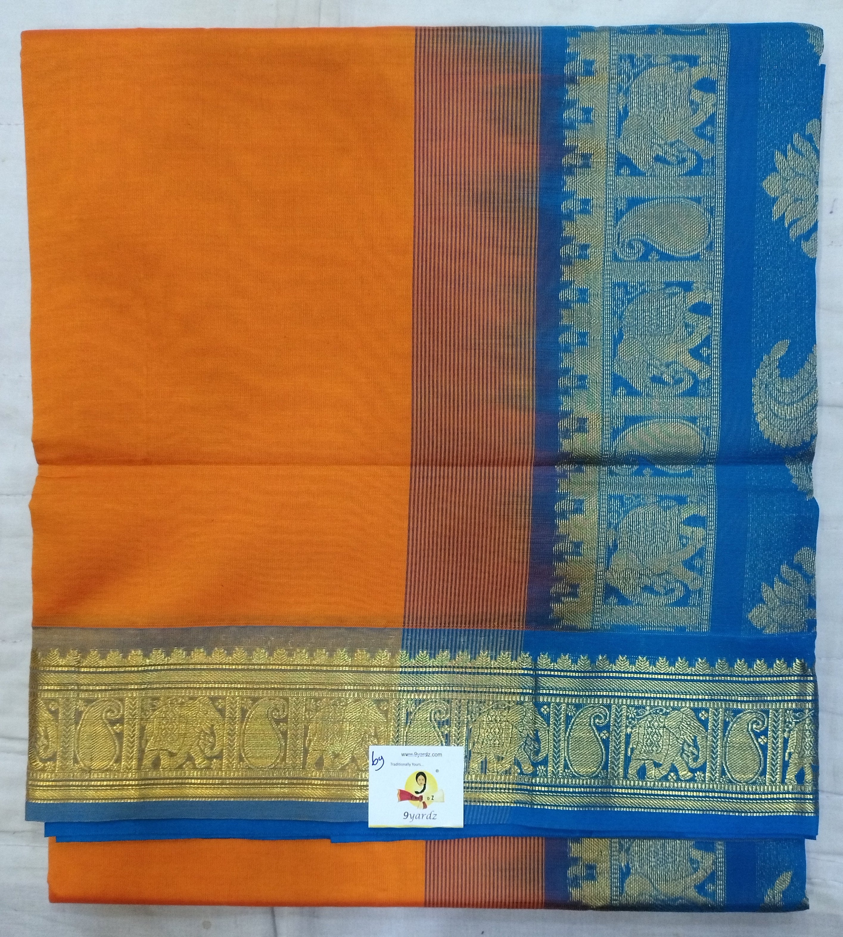 Semi silk Plain 6Yards