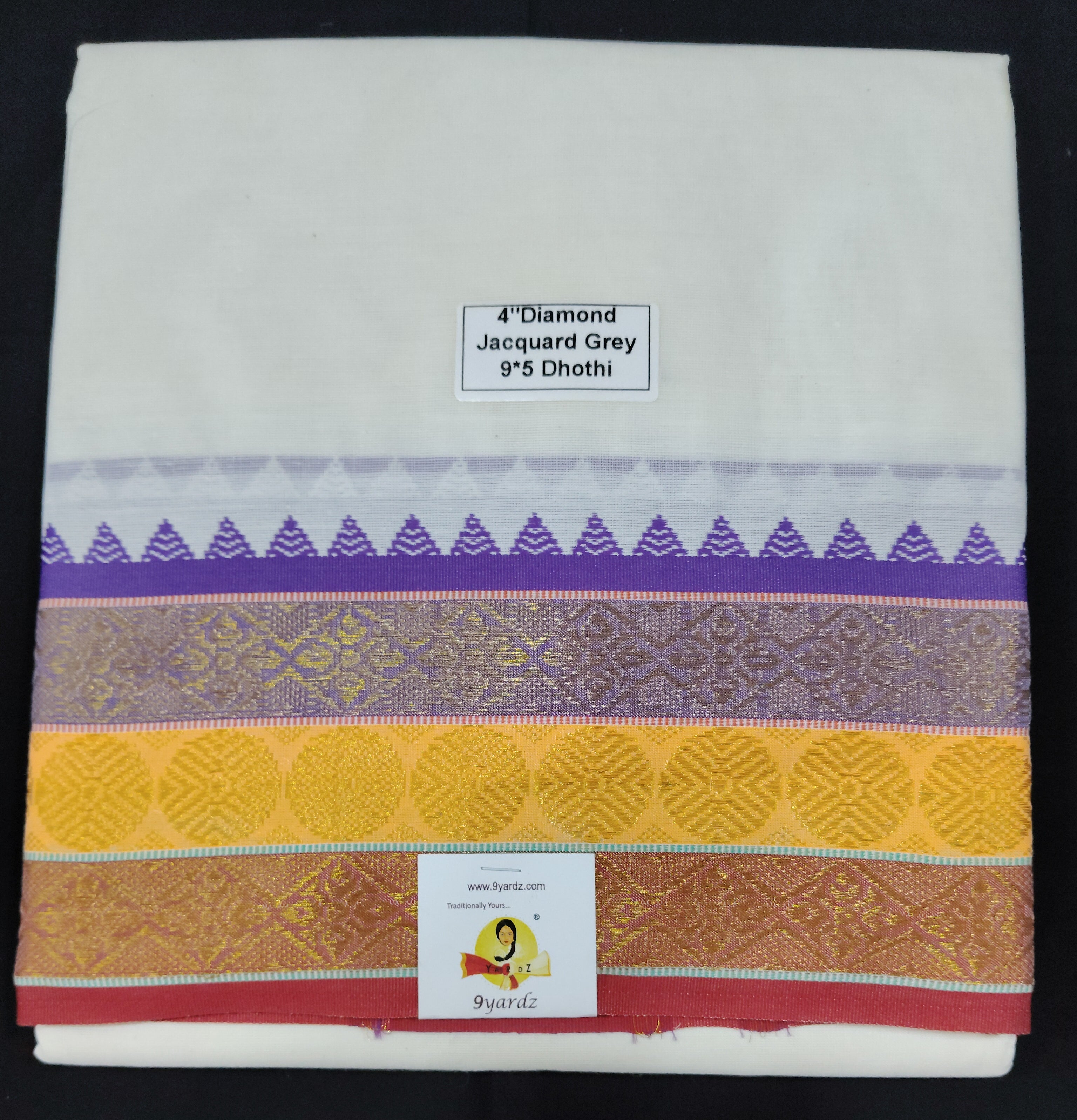 Cotton Dhothi UnBleached 9*5