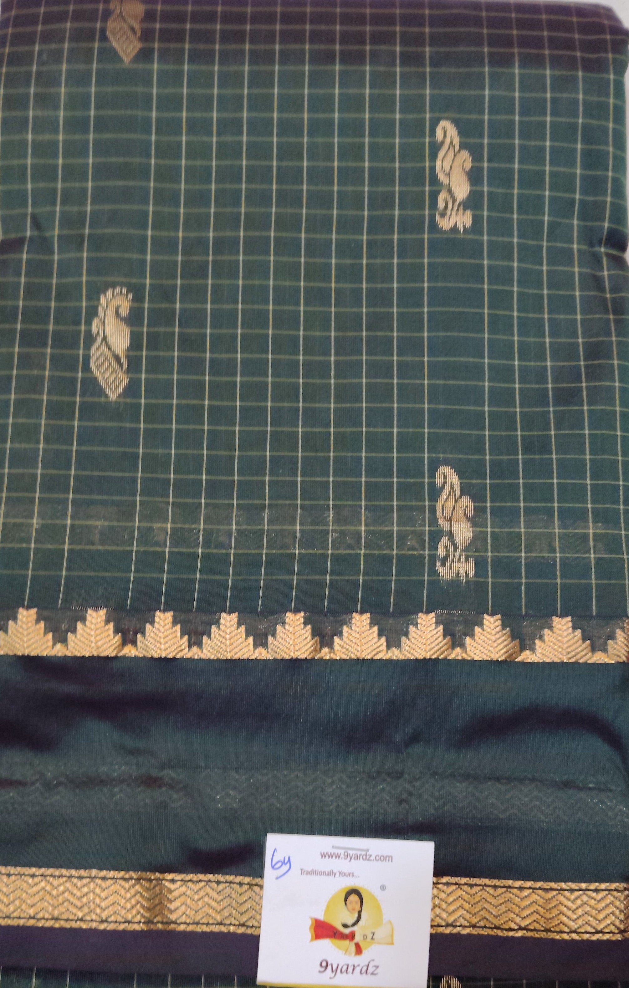 China silk checked 6Yards